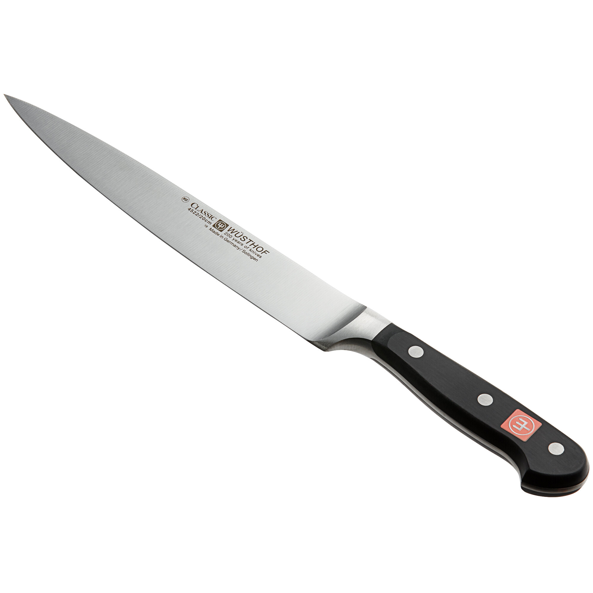 Wusthof 45227/20 Classic 8" Carving Knife with POM Handle