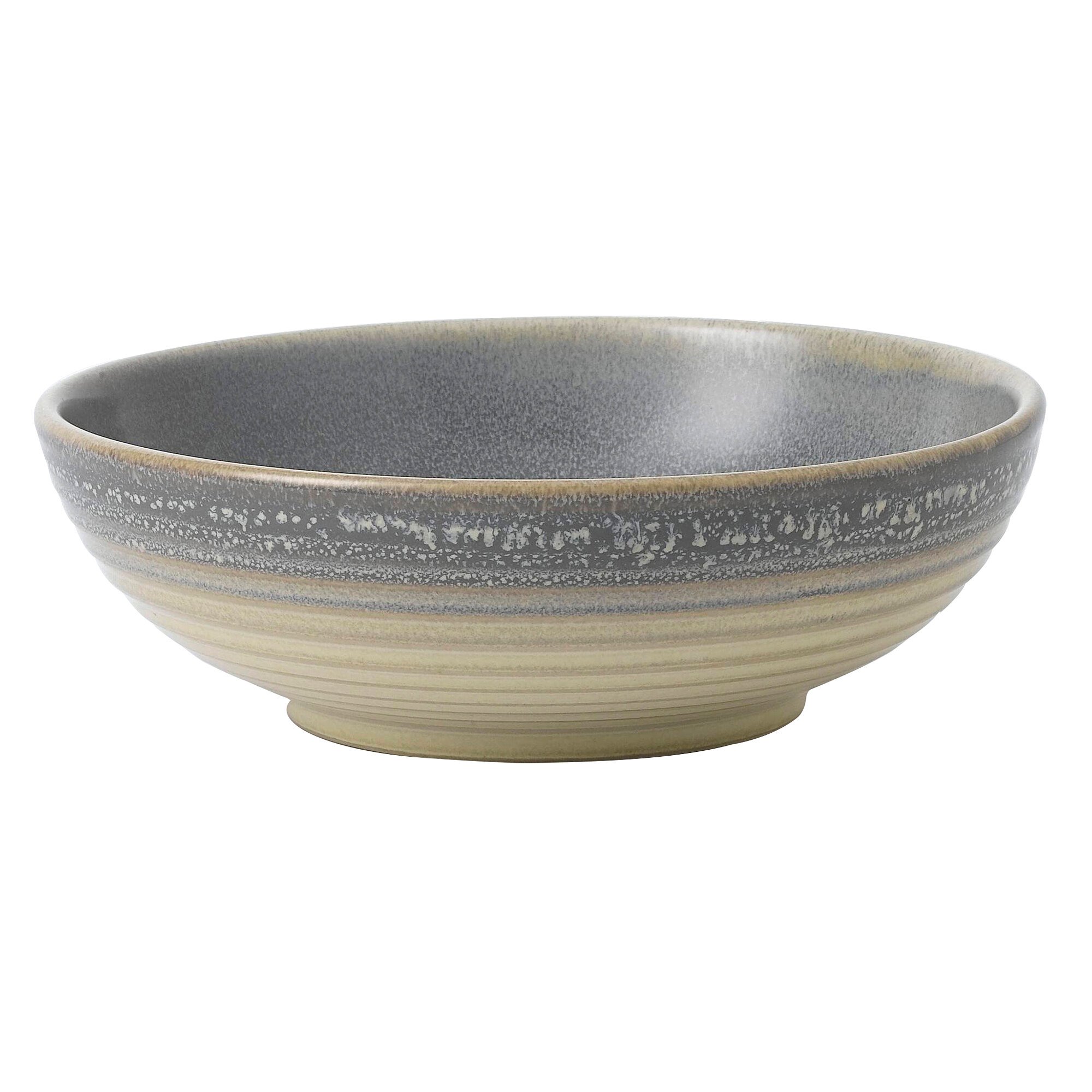 Dudson EG178 Evo 30 oz. Matte Granite Round Stoneware Rice Bowl by Arc ...