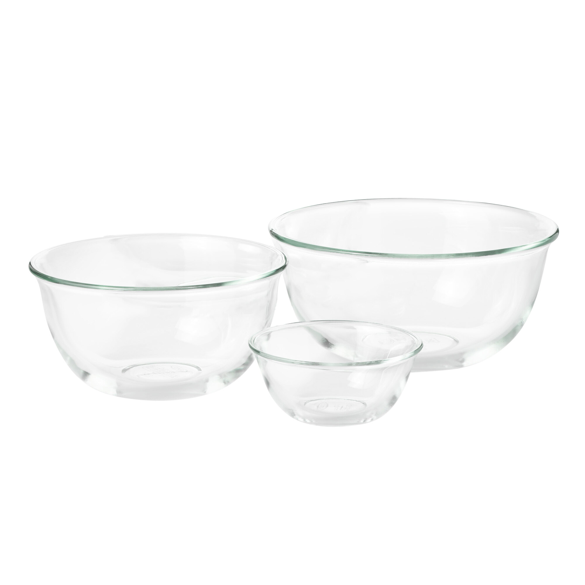OXO Good Grips 6Piece Glass Mixing Bowl and Silicone Lid Set