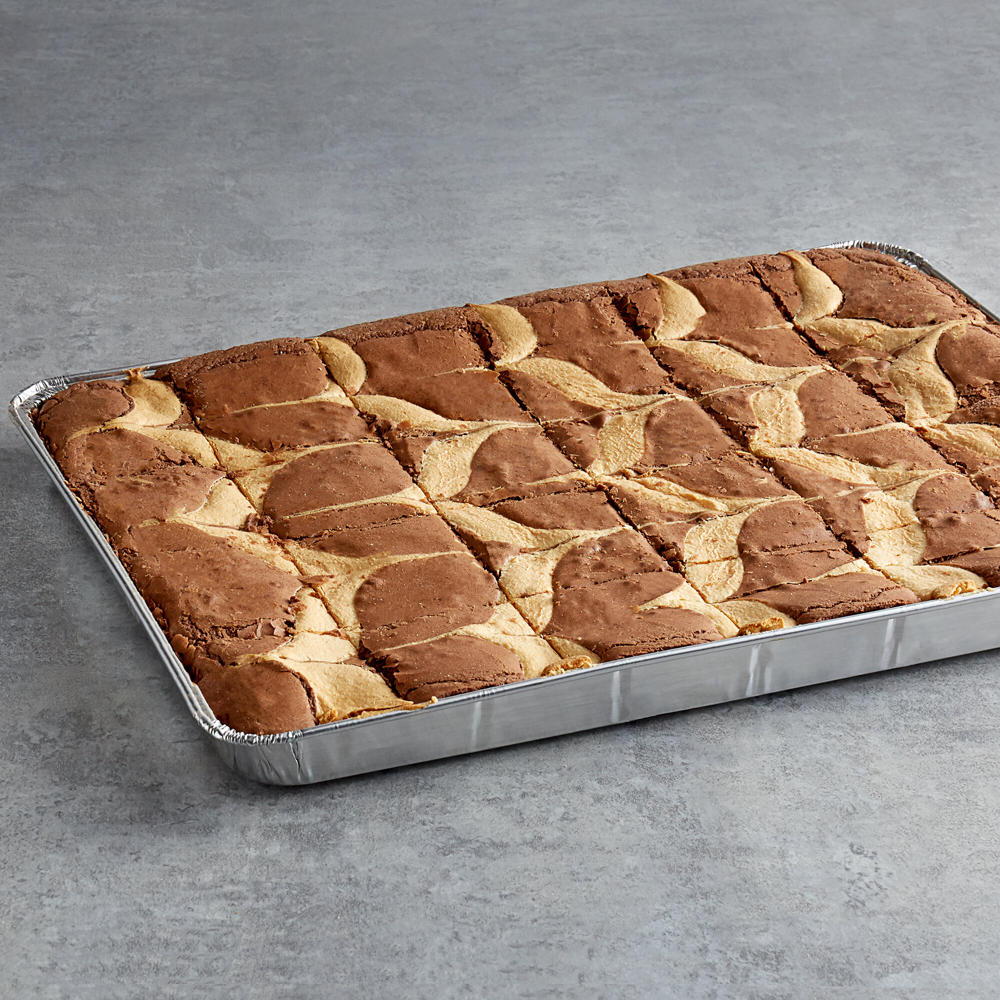 David's Cookies PreCut Cheesecake Brownie Trays 24 Count (2/Case)