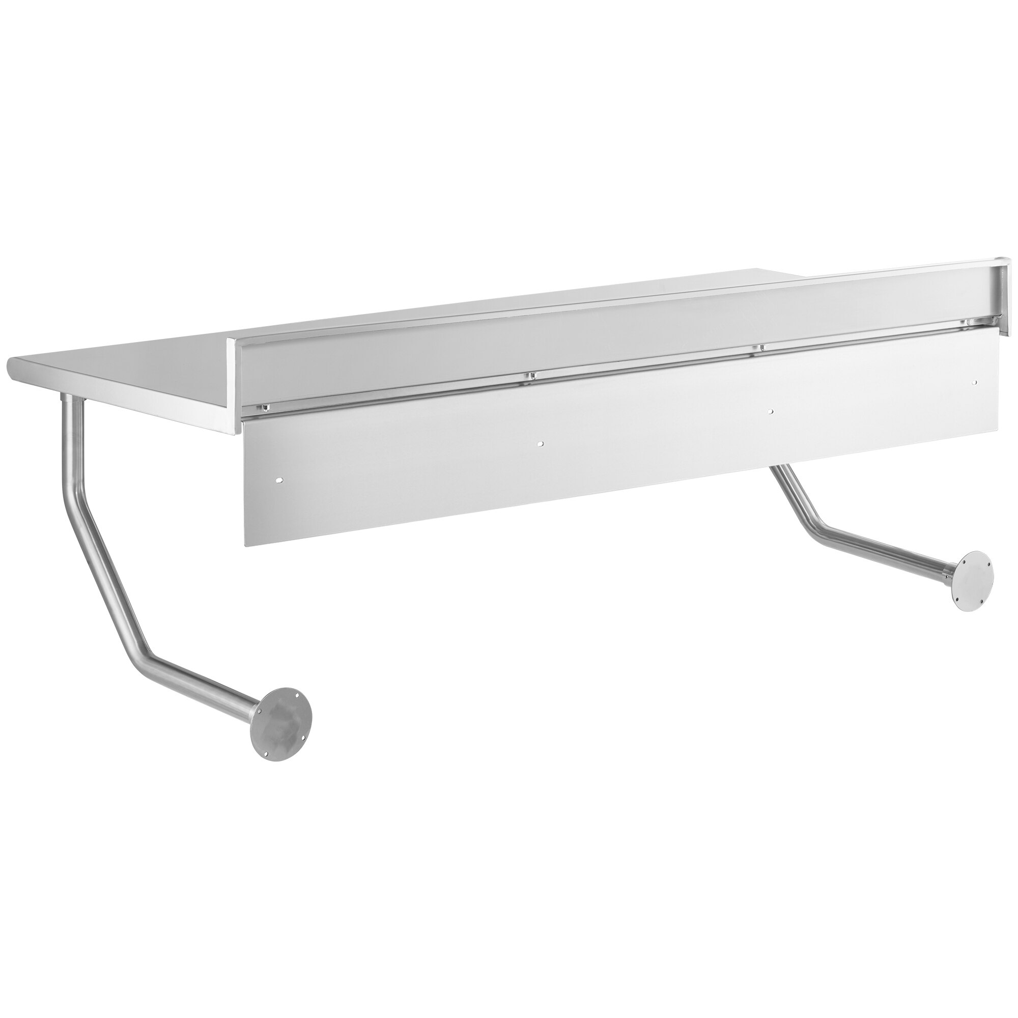 Regency 30" x 72" 16Gauge 304 Stainless Steel Wall Mounted Table with