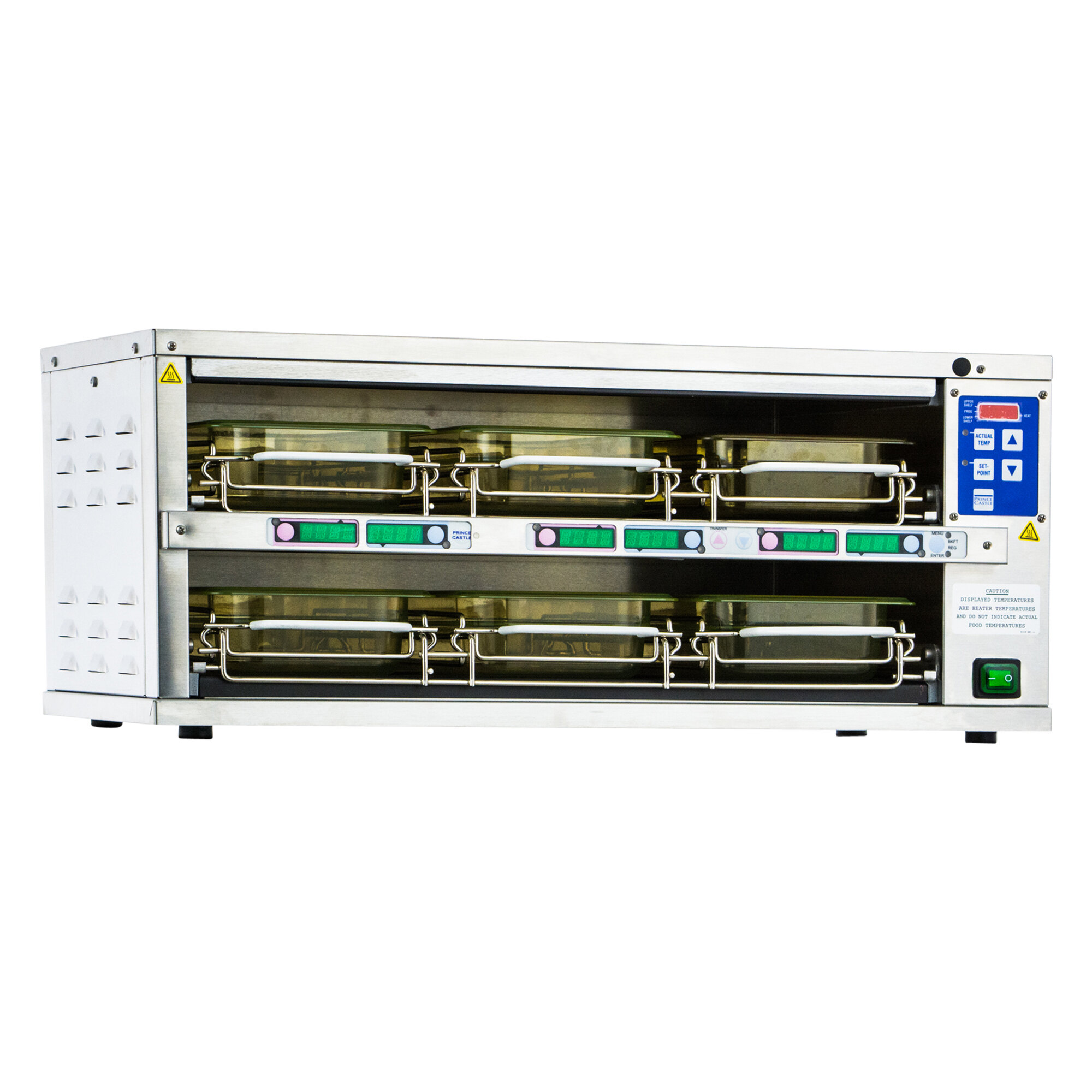 Prince Castle DHB2SS27A SingleSided 2 Shelf / 6 Pan Dedicated