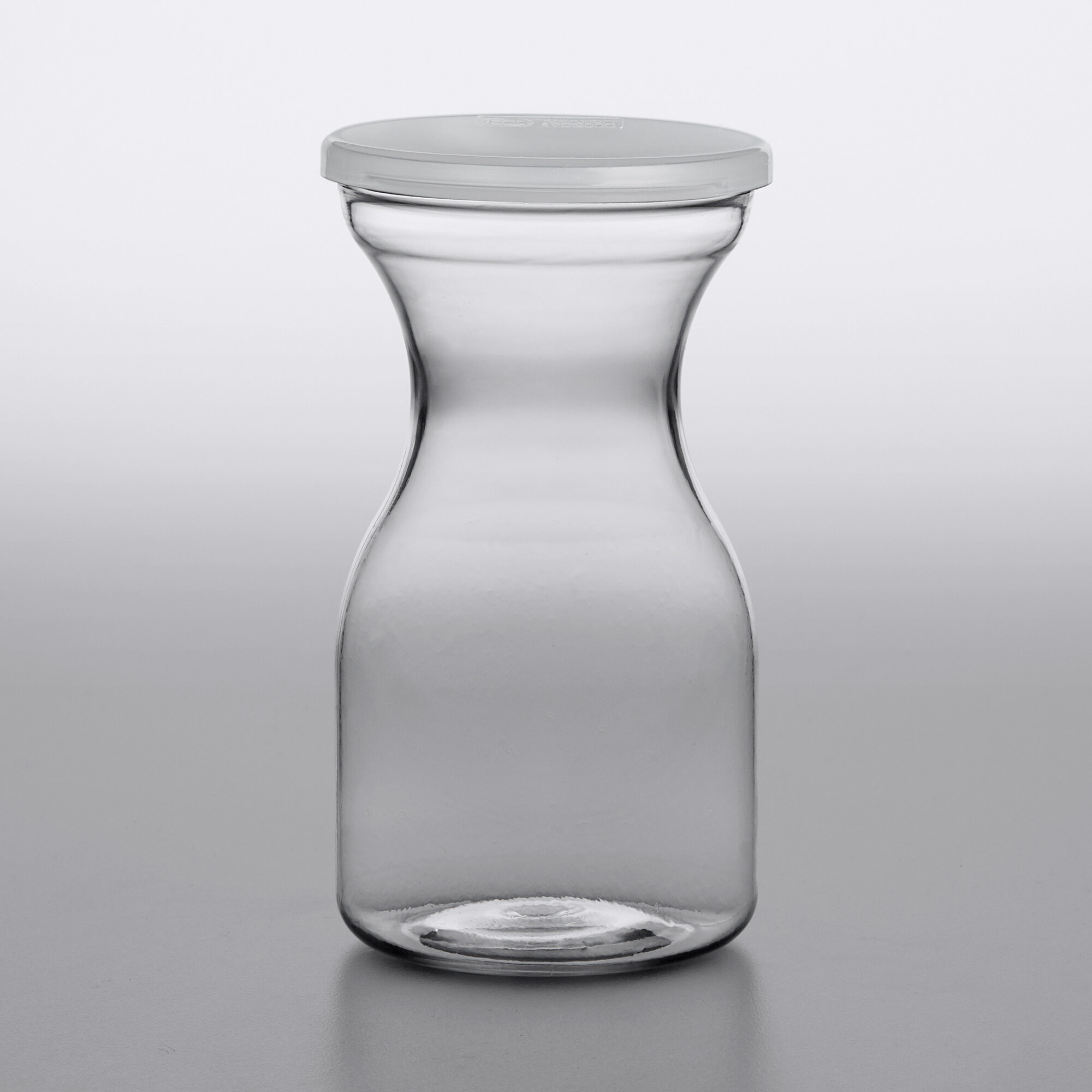 Choice 8.5 oz. Polycarbonate Carafe with Flat Lid