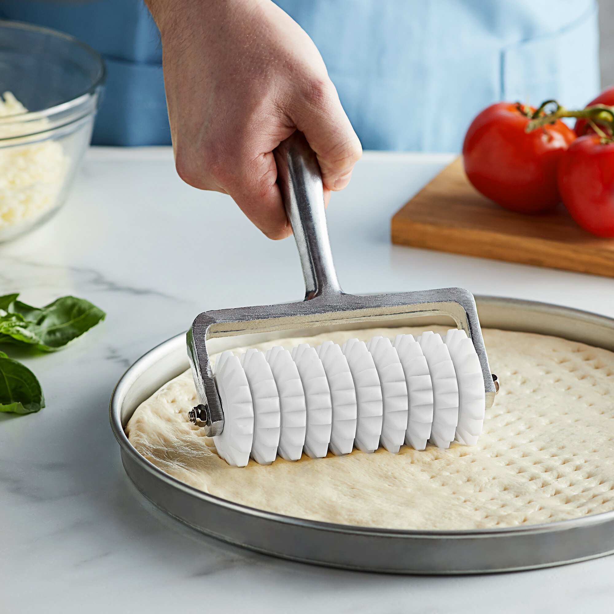 American Metalcraft DDCH7755 6" Wide Dough Docker with Pointed Wheels