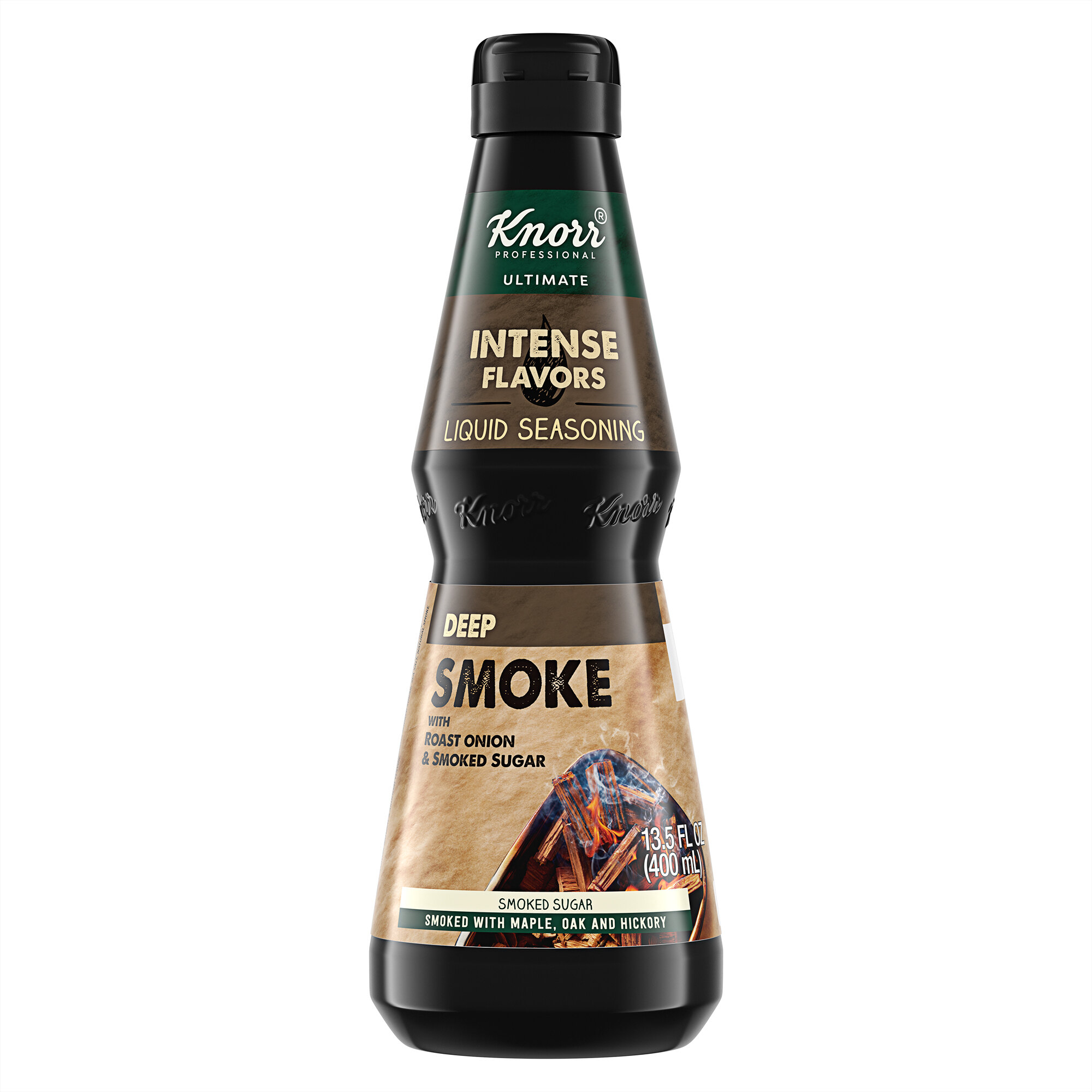Knorr Liquid Smoke Seasoning 4/Case (13.5 oz. Bottle)