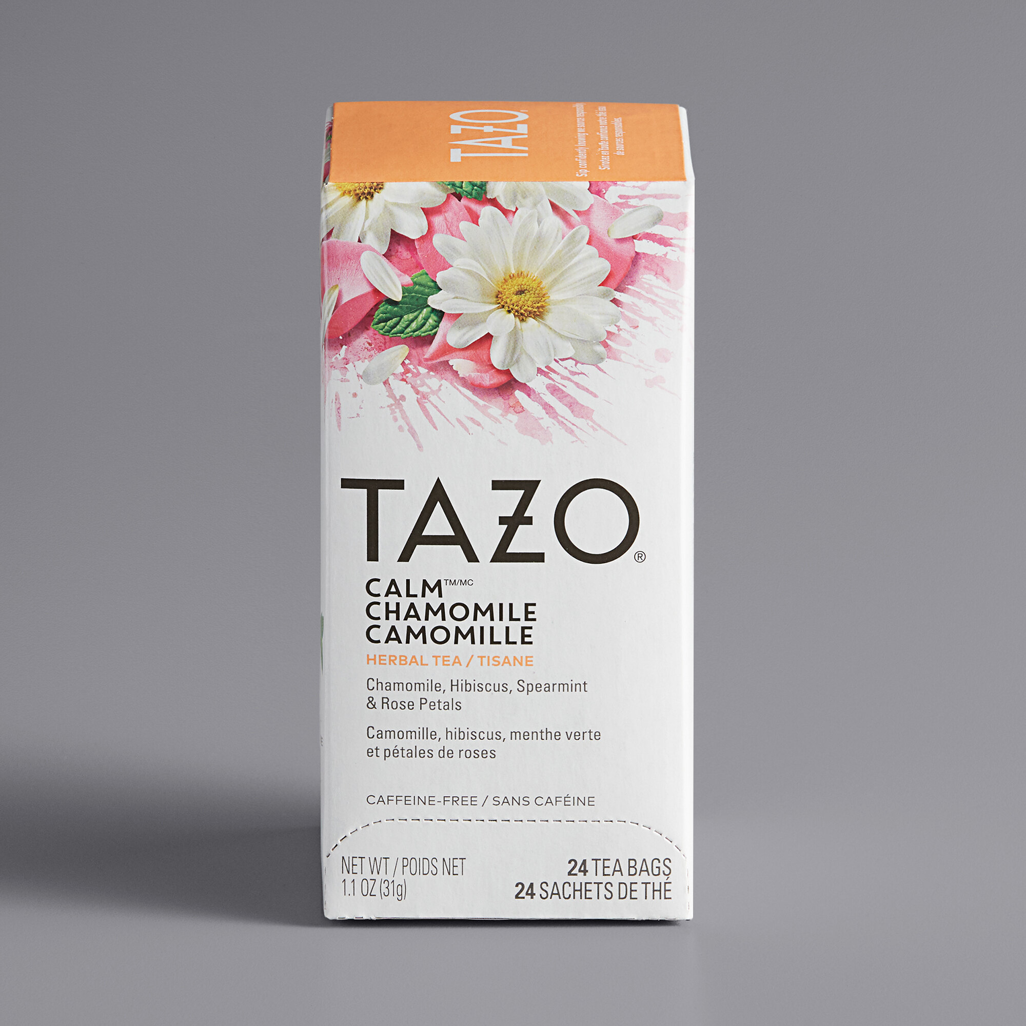 Tazo Calm Chamomile Herbal Tea Bags 24/Box