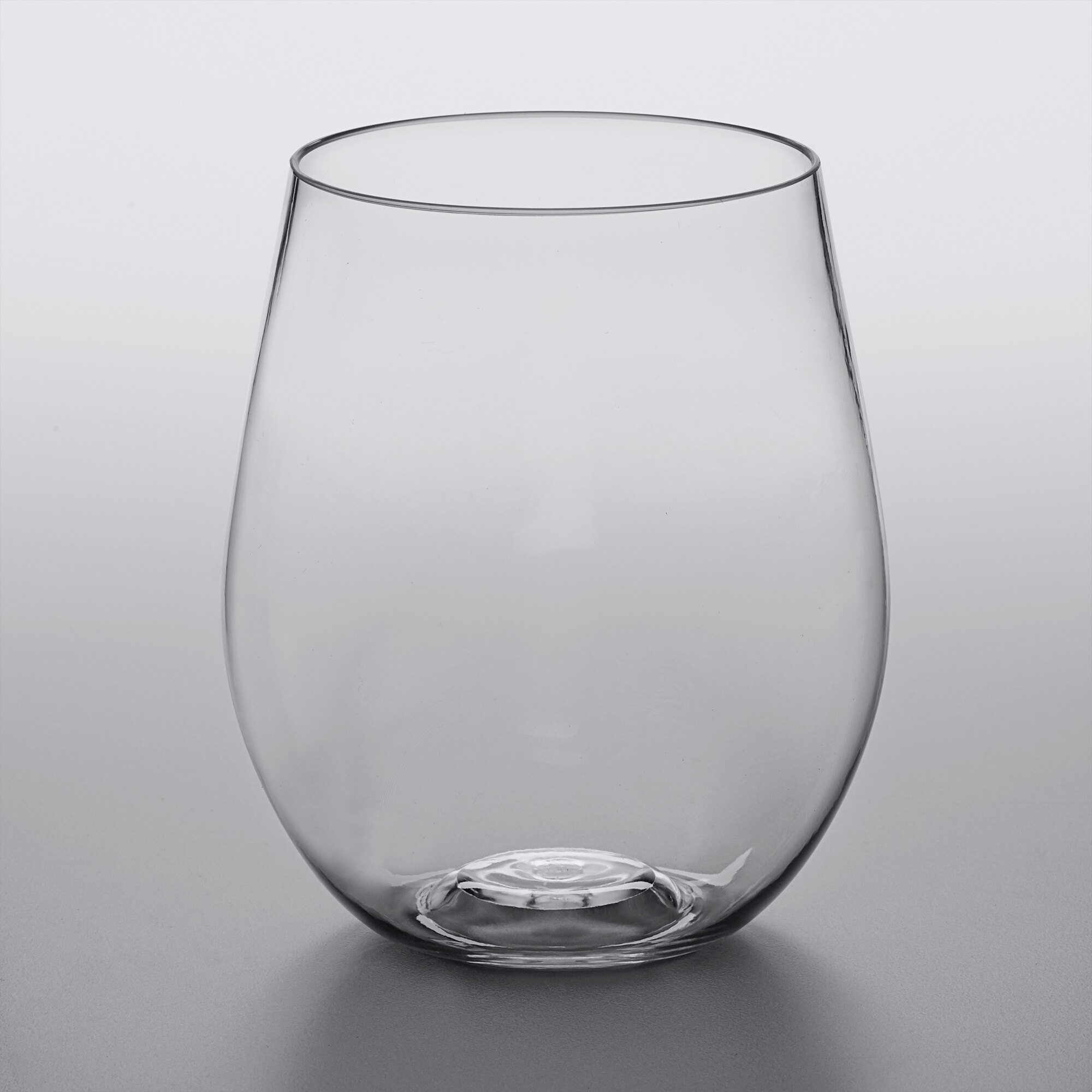 Visions 20 oz. Clear Plastic Stemless Wine Glass 64/Case