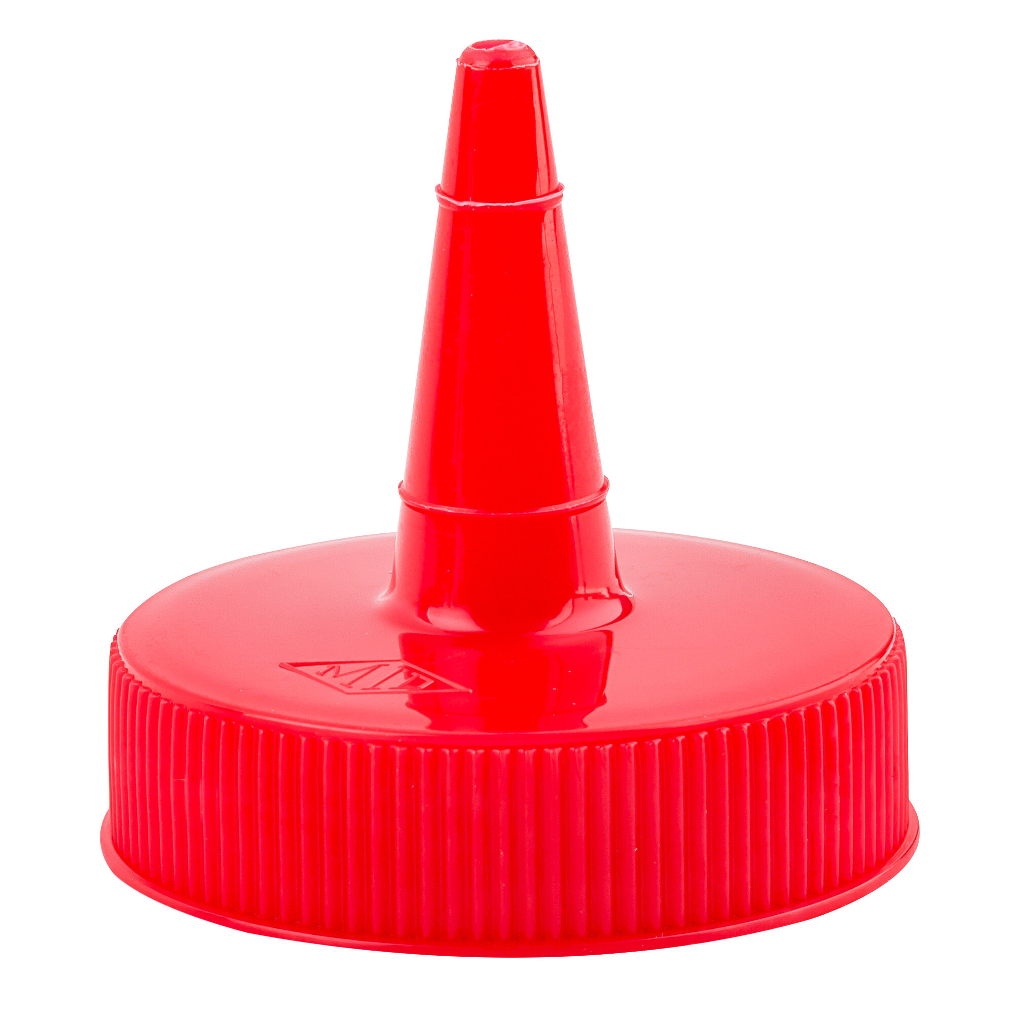 Tablecraft 100TK TipTop Solid Red Standard Cone Tip Cap for Squeeze