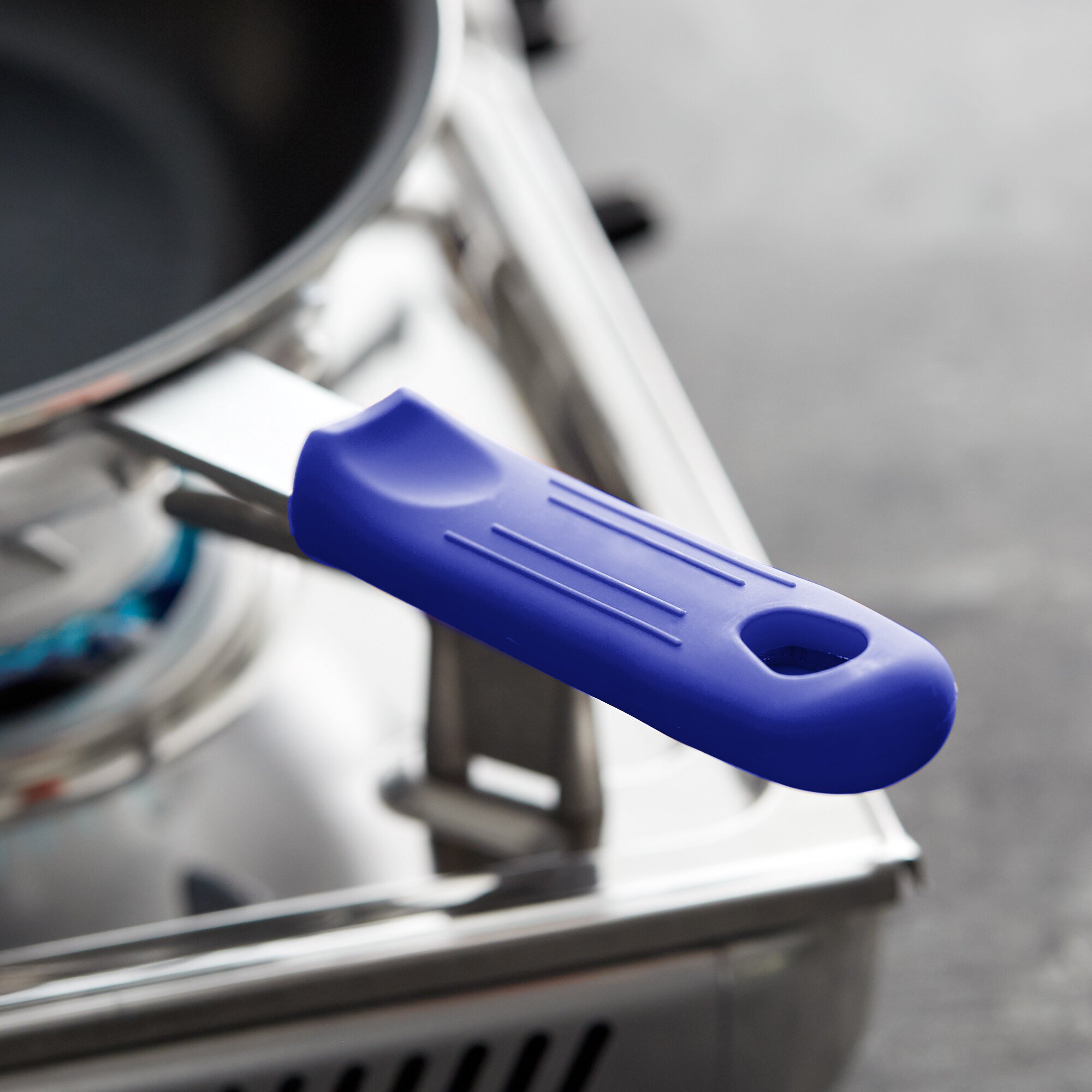 Choice Blue Removable Silicone Pan Handle Sleeve for 7