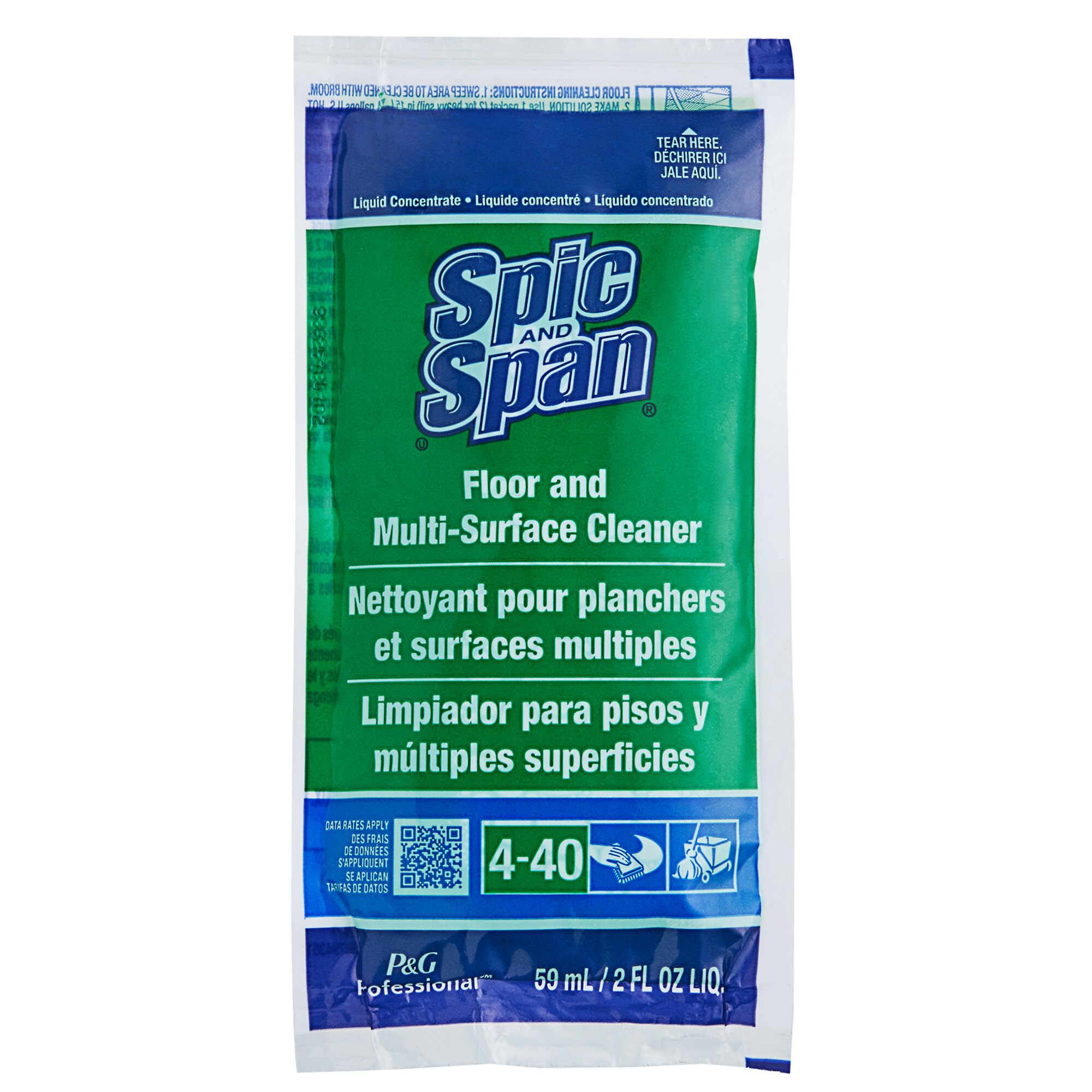 Proctor & Gamble Spic and Span 2 oz. / 59 mL Liquid MultiSurface