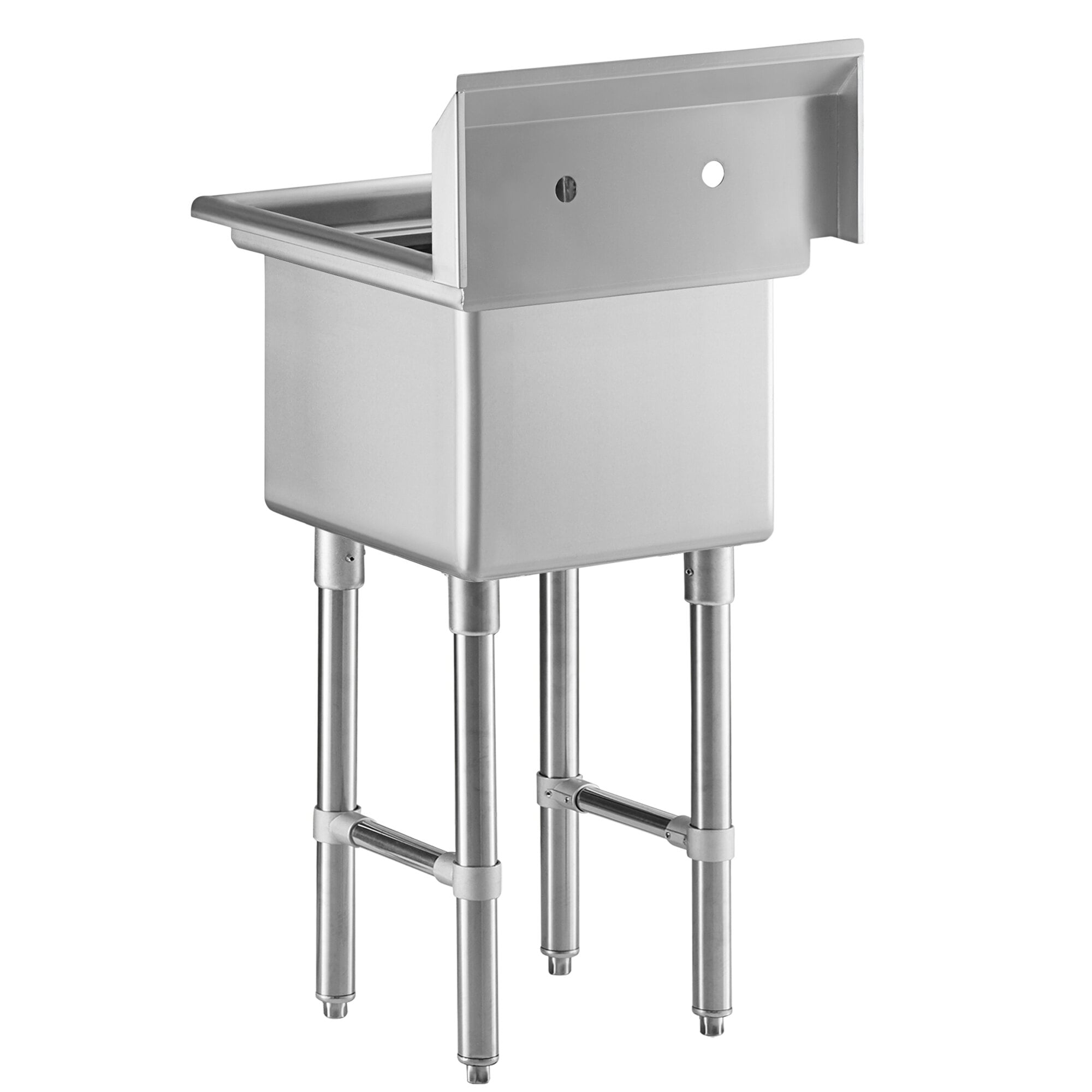 Regency 22" 16Gauge Stainless Steel One Compartment Commercial Sink