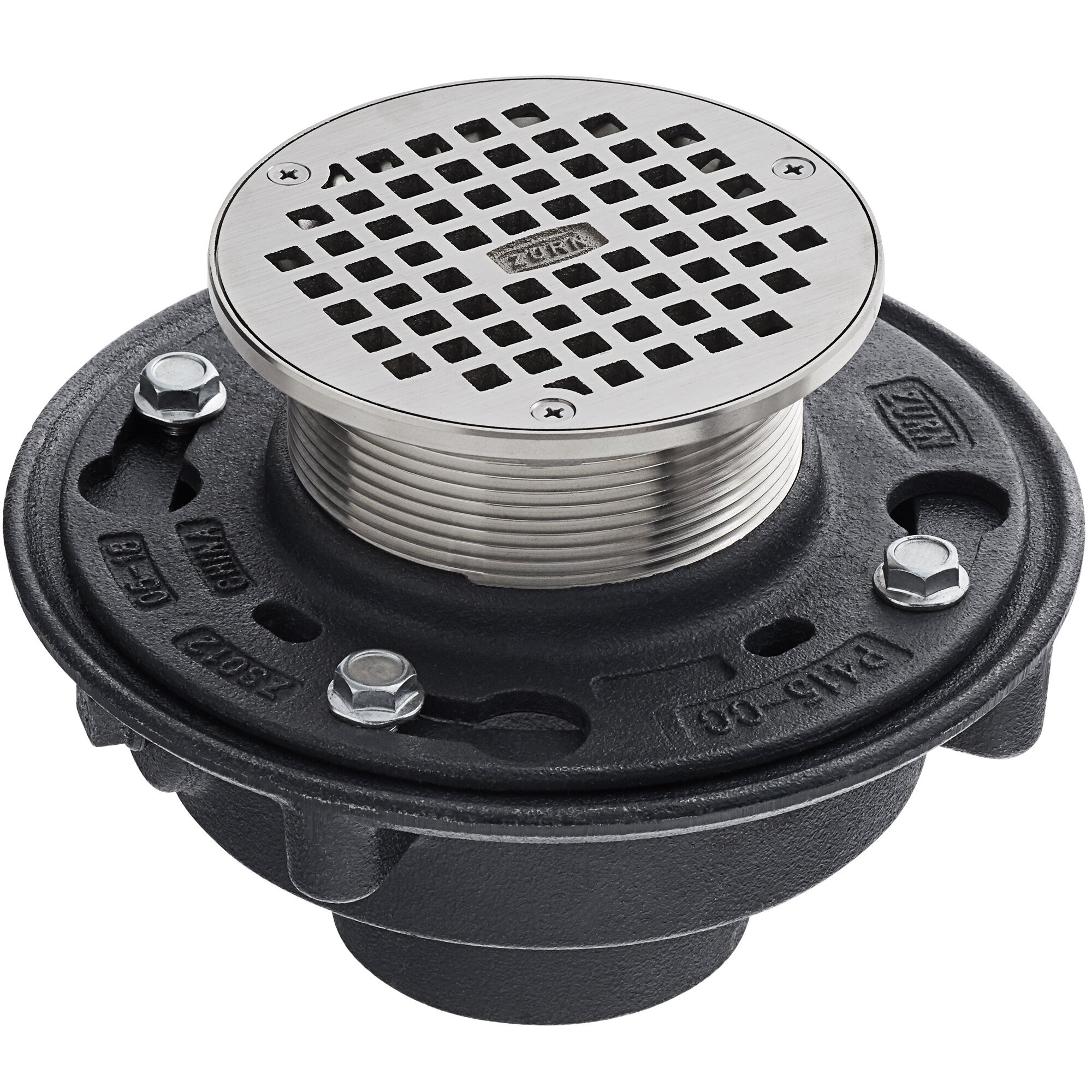 Zurn ZN415-3NH-5BZ1 EZ1 Cast Iron Floor and Shower Drain with 5