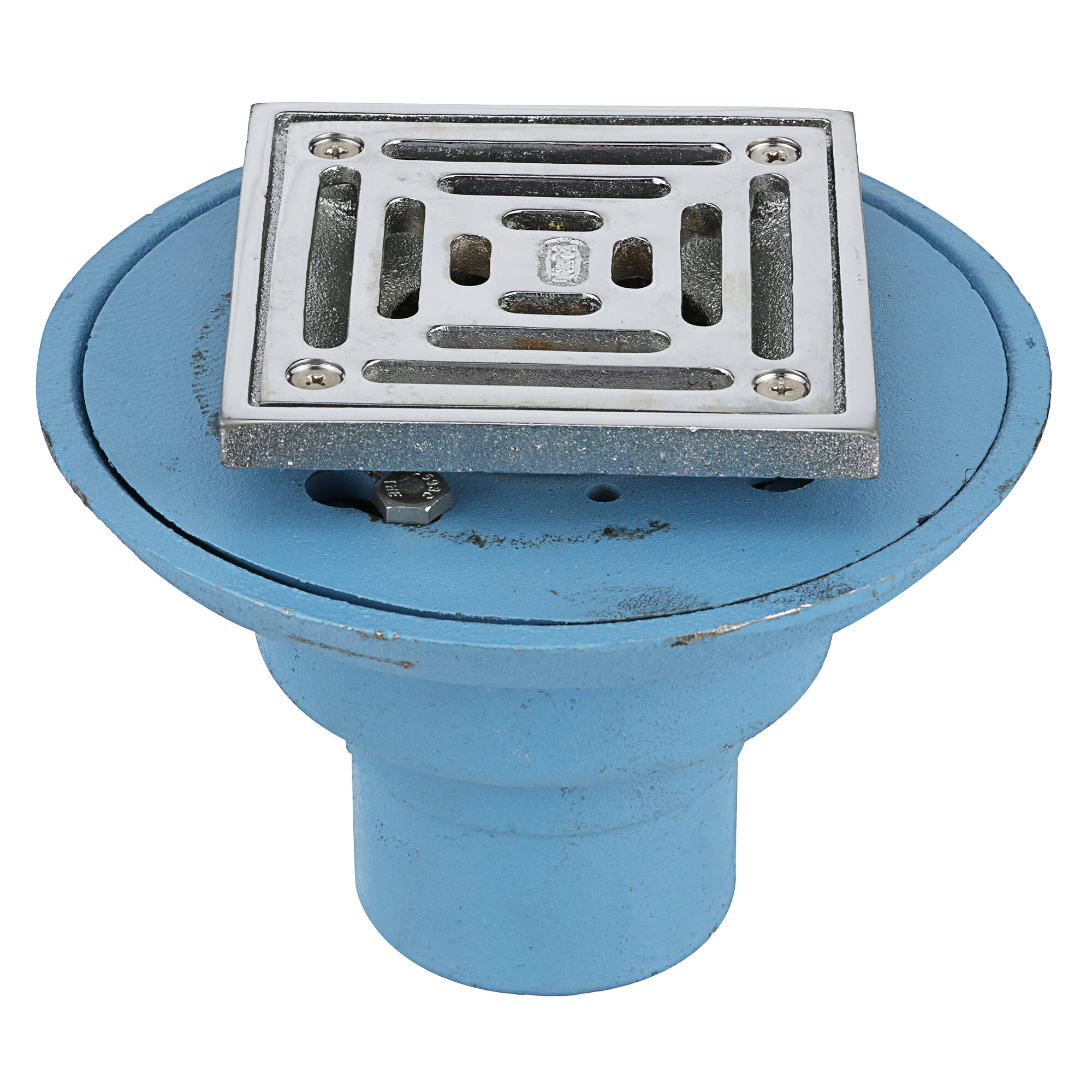 Zurn FD2254-NH2-CS4 2" Cast Iron Adjustable Shower Drain with 4 3/16 ...