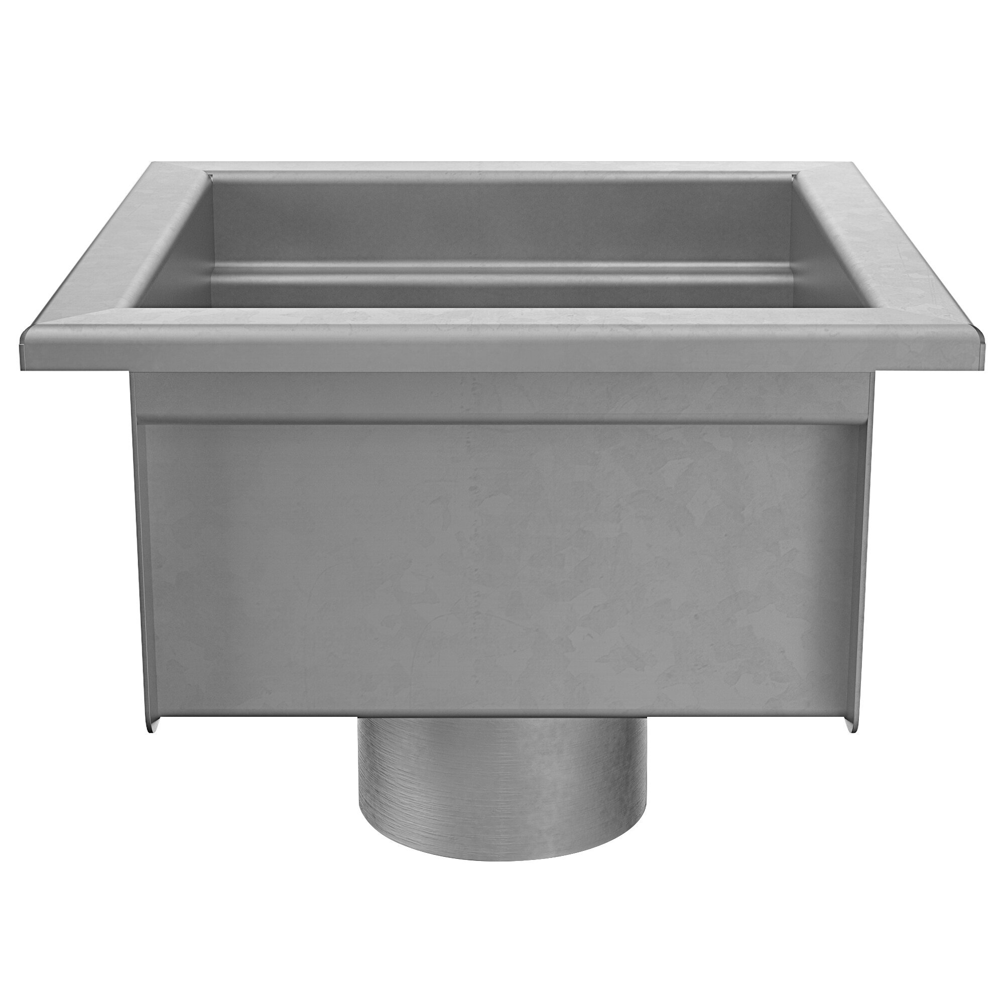 Zurn Z17503NHSDC 12" x 12" Stainless Steel Floor Sink with 3" No Hub