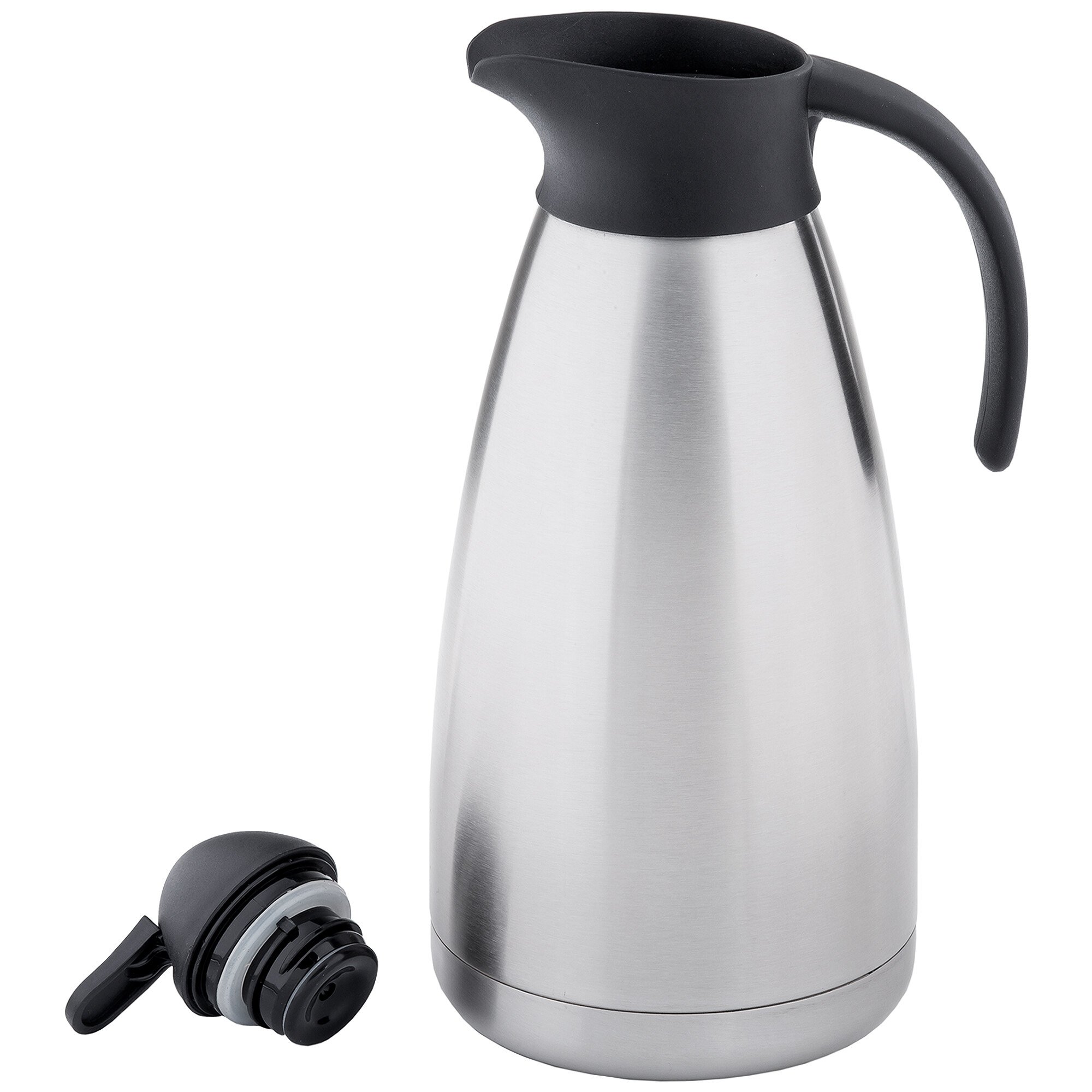 Tablecraft 10299 68 oz. Stainless Steel Insulated Coffee Carafe / Server