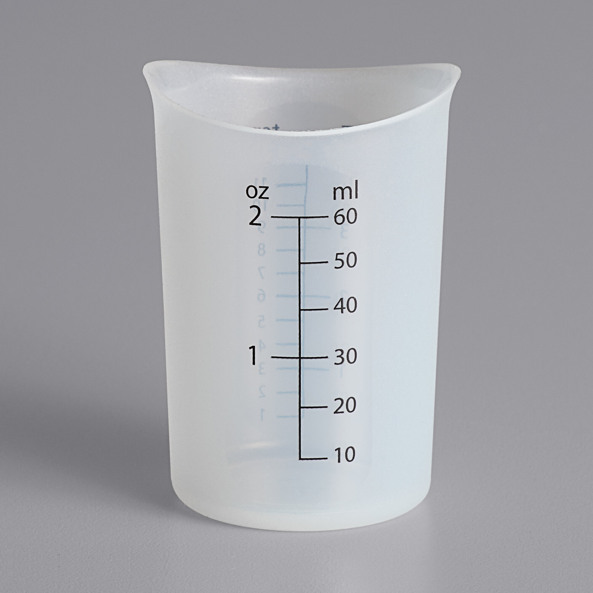 iSi B26900 Flexit 2 oz. Mini Translucent Silicone Measuring Cup