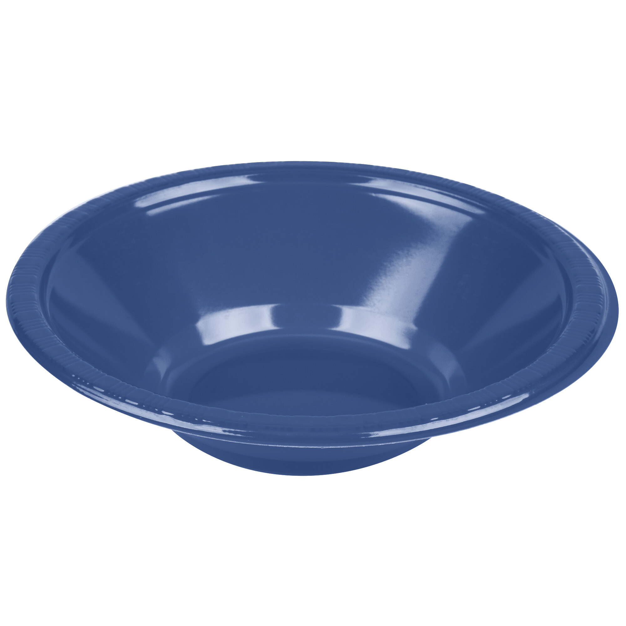 Creative Converting 28113751 12 oz. Navy Blue Plastic Bowl - 240/Case