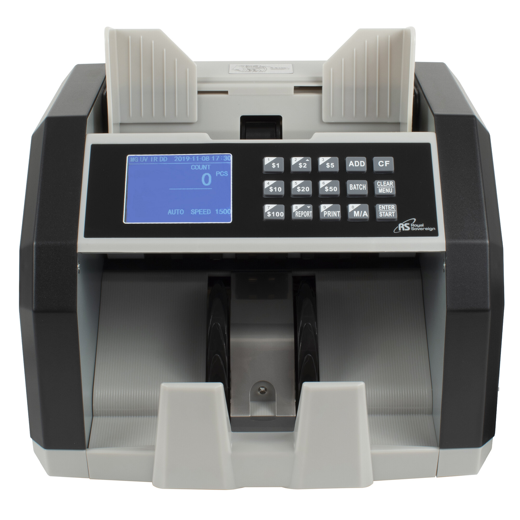 Royal Sovereign RBCED250 FrontLoad U.S. Bill Counter with Counterfeit