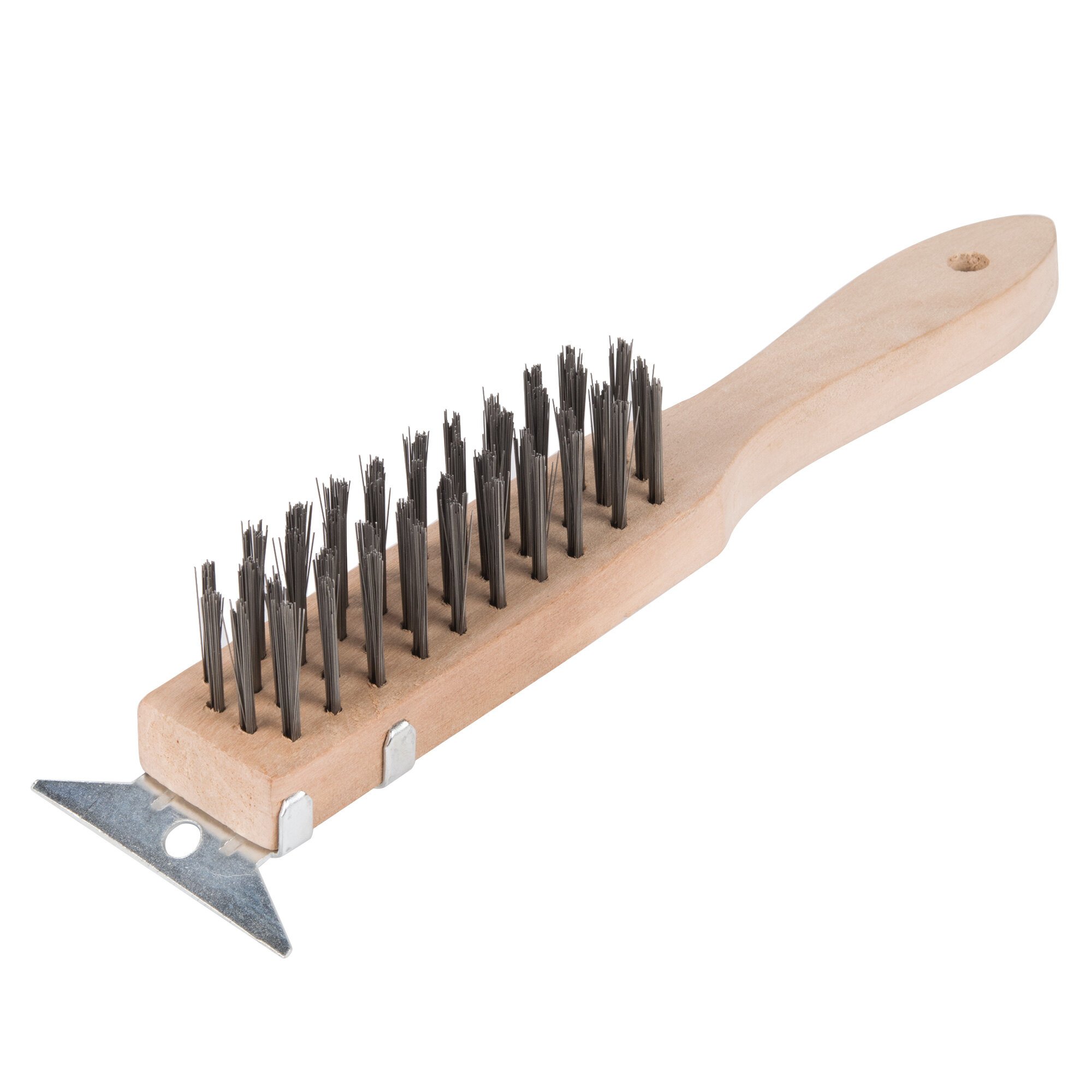 Grill Scraper Brush 11" Wire Grill / Oven Brush with Scraper