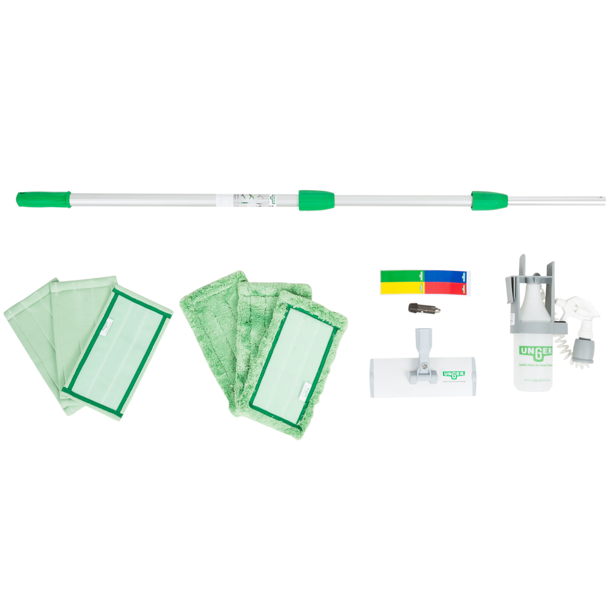 Unger CK053 10Piece Indoor Window Cleaning Kit