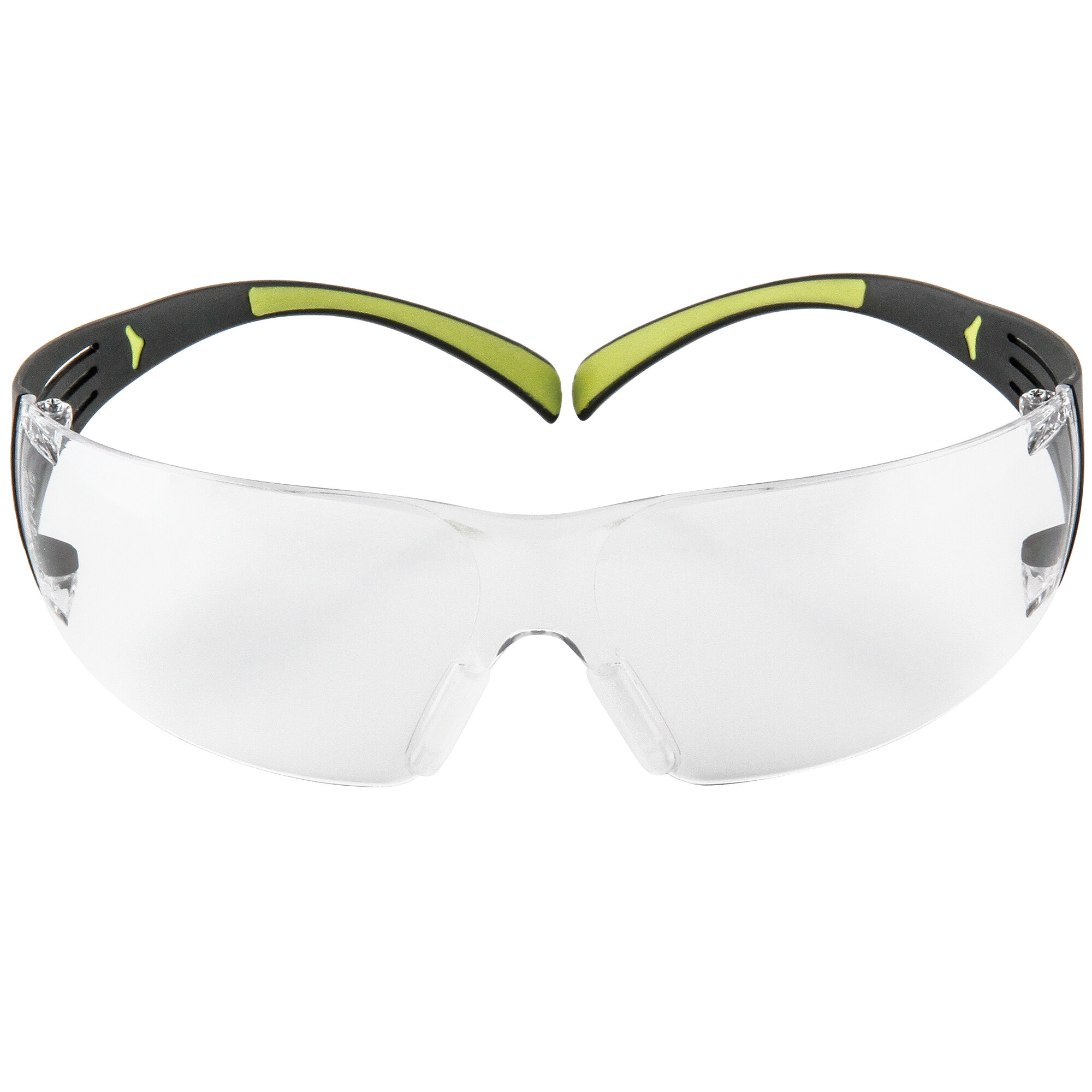 3M SF401AF SecureFit Scratch Resistant AntiFog Safety Glasses Green
