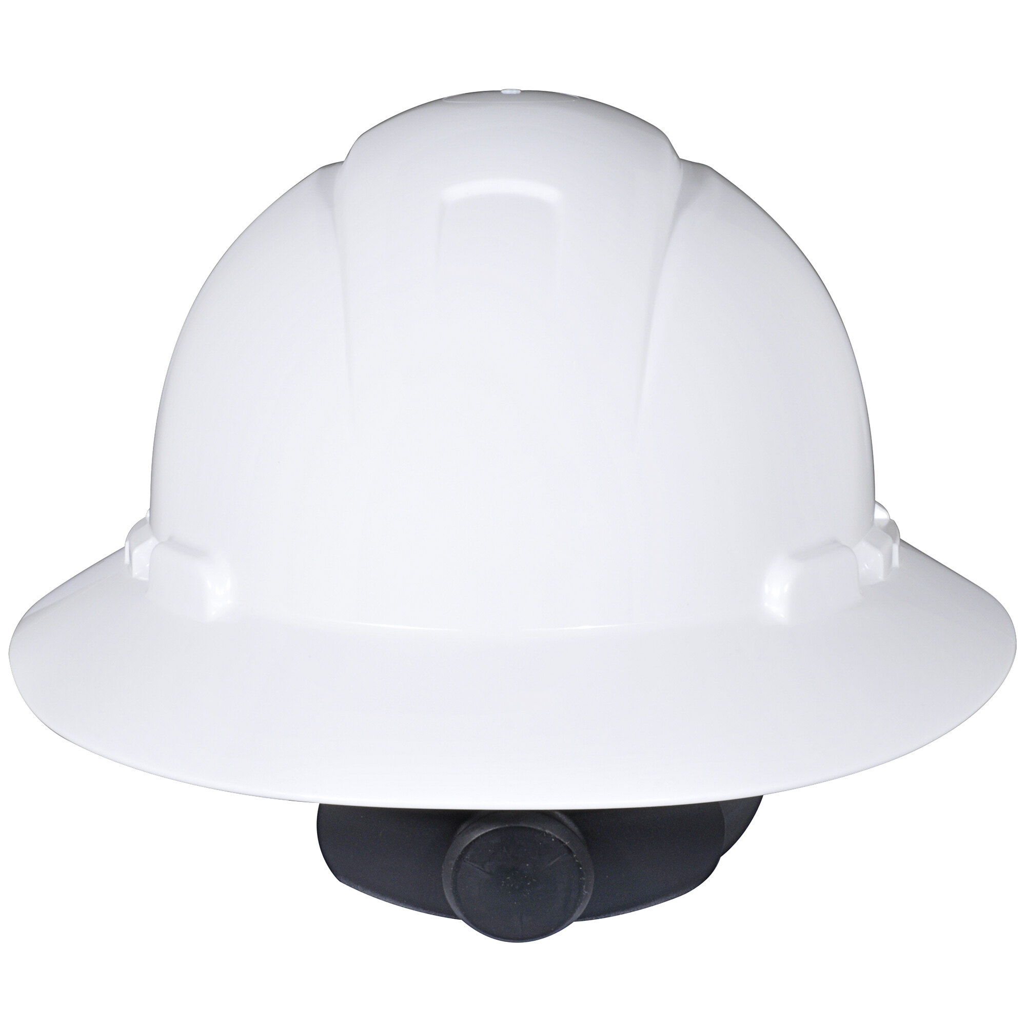 3M H-801R White 4-Point Ratchet Suspension Full Brim Hard Hat