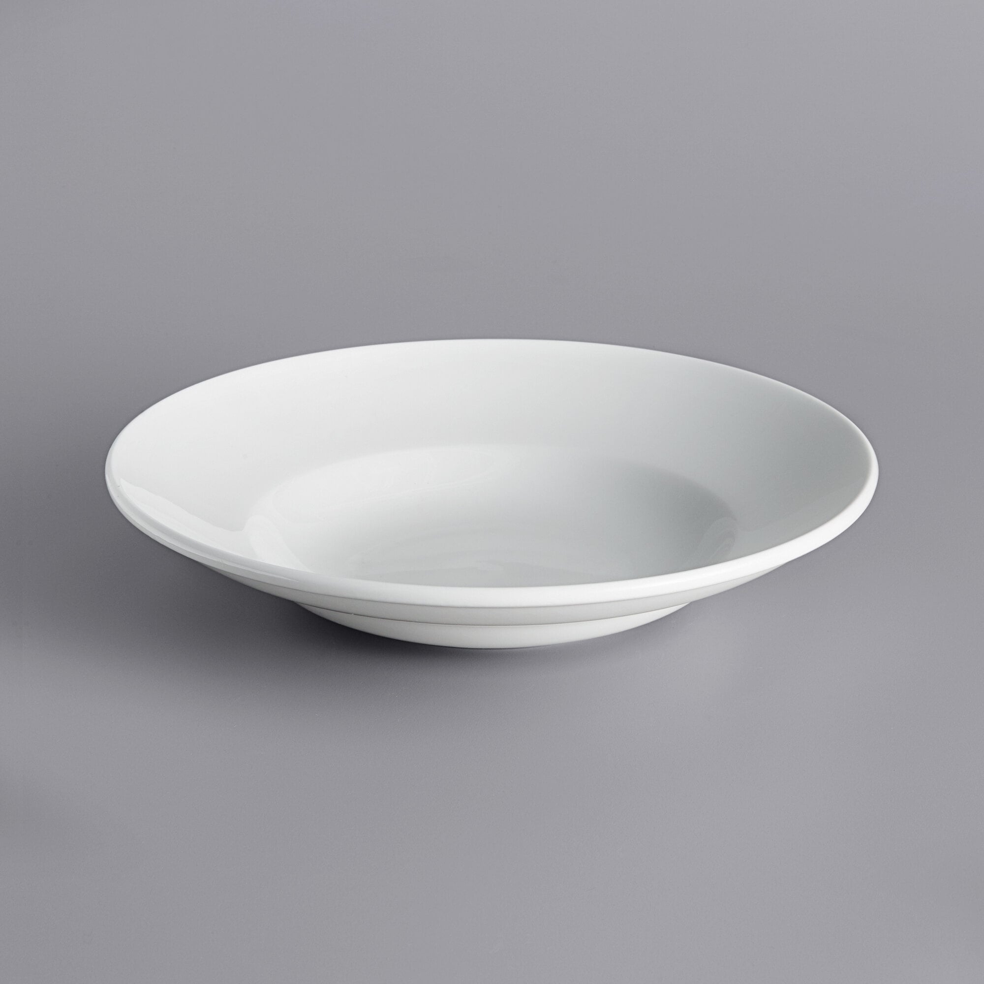 International Tableware BL1200 Bristol 18 oz. Round Bright White Wide