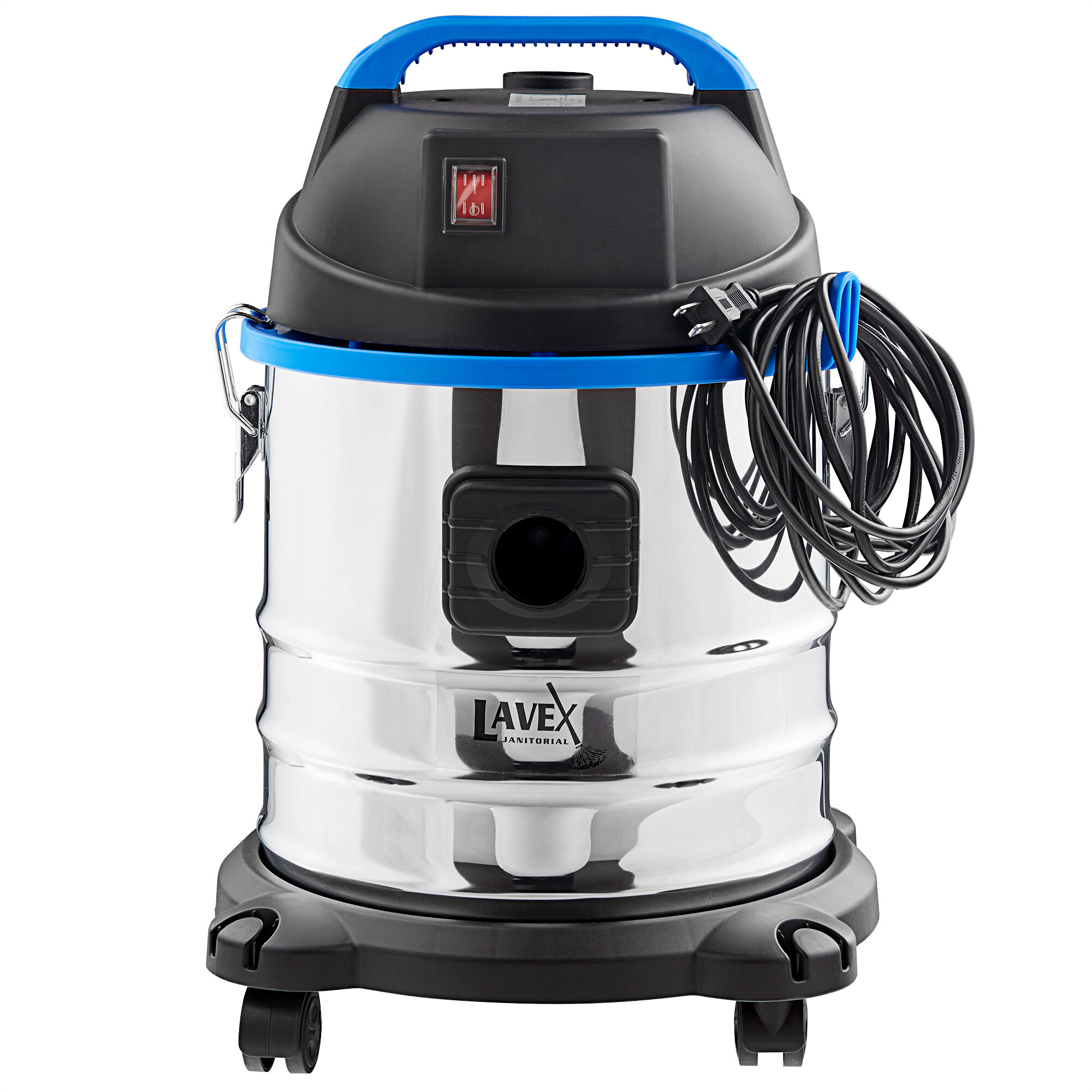 Lavex Janitorial 5 Gallon Stainless Steel Commercial Wet / Dry Vacuum ...
