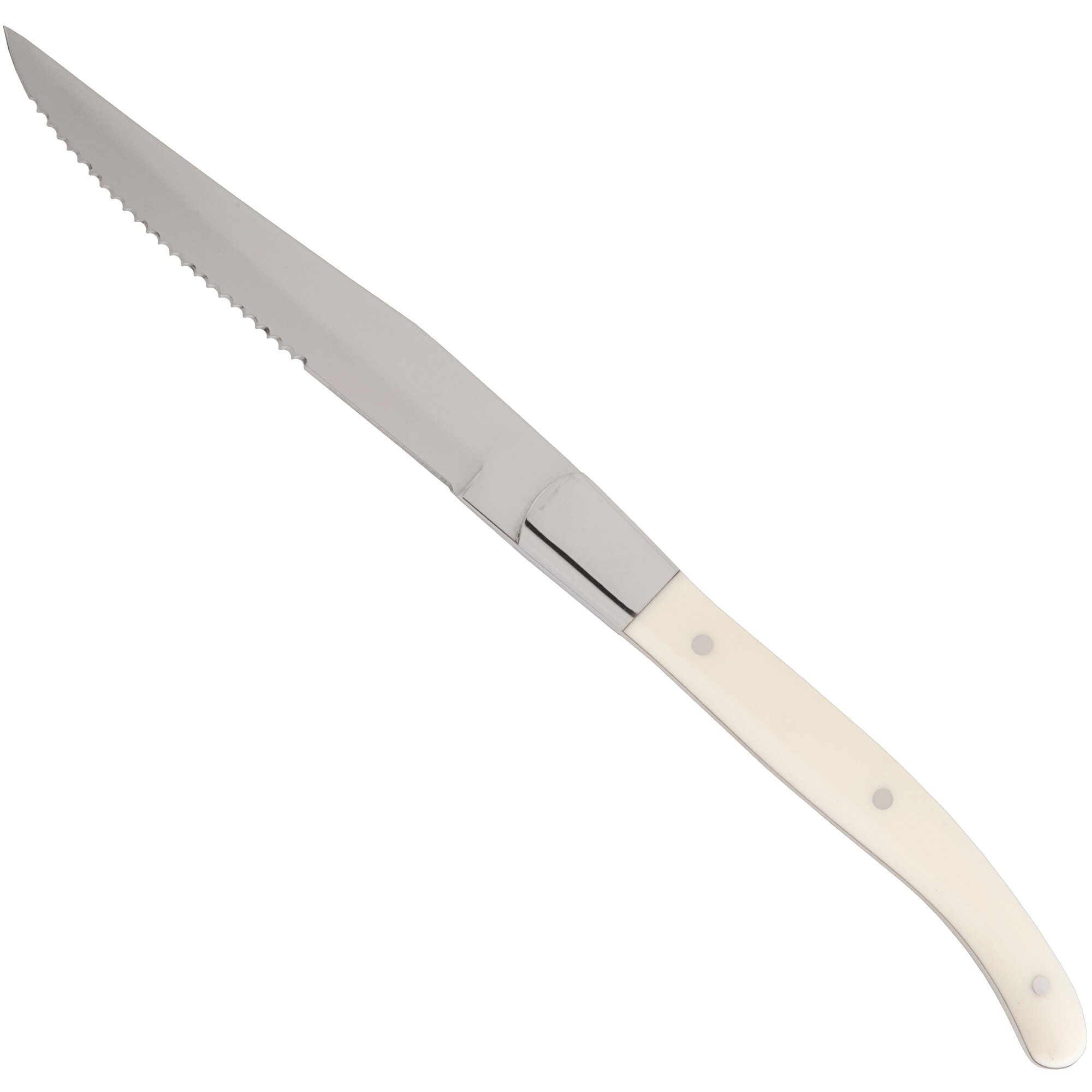 Fortessa 1.5.STK.00.240 Provencal 9 1/4" Serrated Edge Steak Knife with