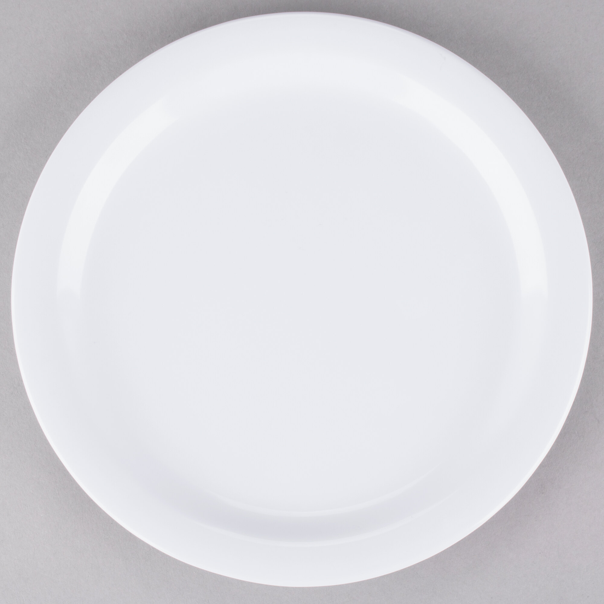 Carlisle 4350102 Dallas Ware 9" White Melamine Plate 48/Case