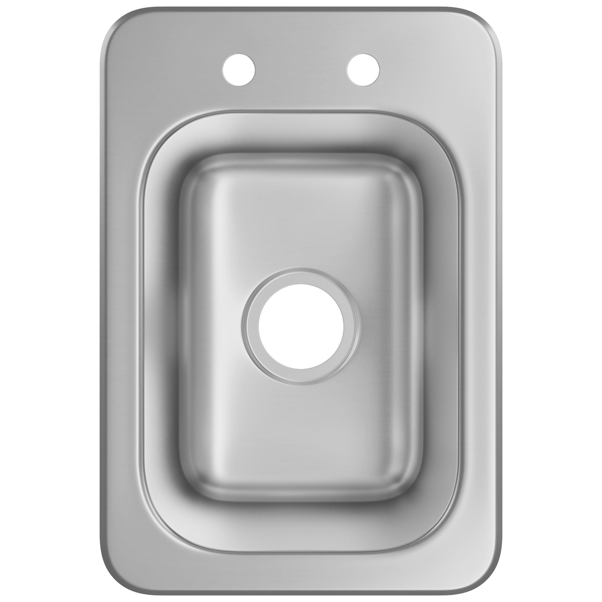 Waterloo 10" x 14" x 10" 18 Gauge Stainless Steel One Compartment Drop