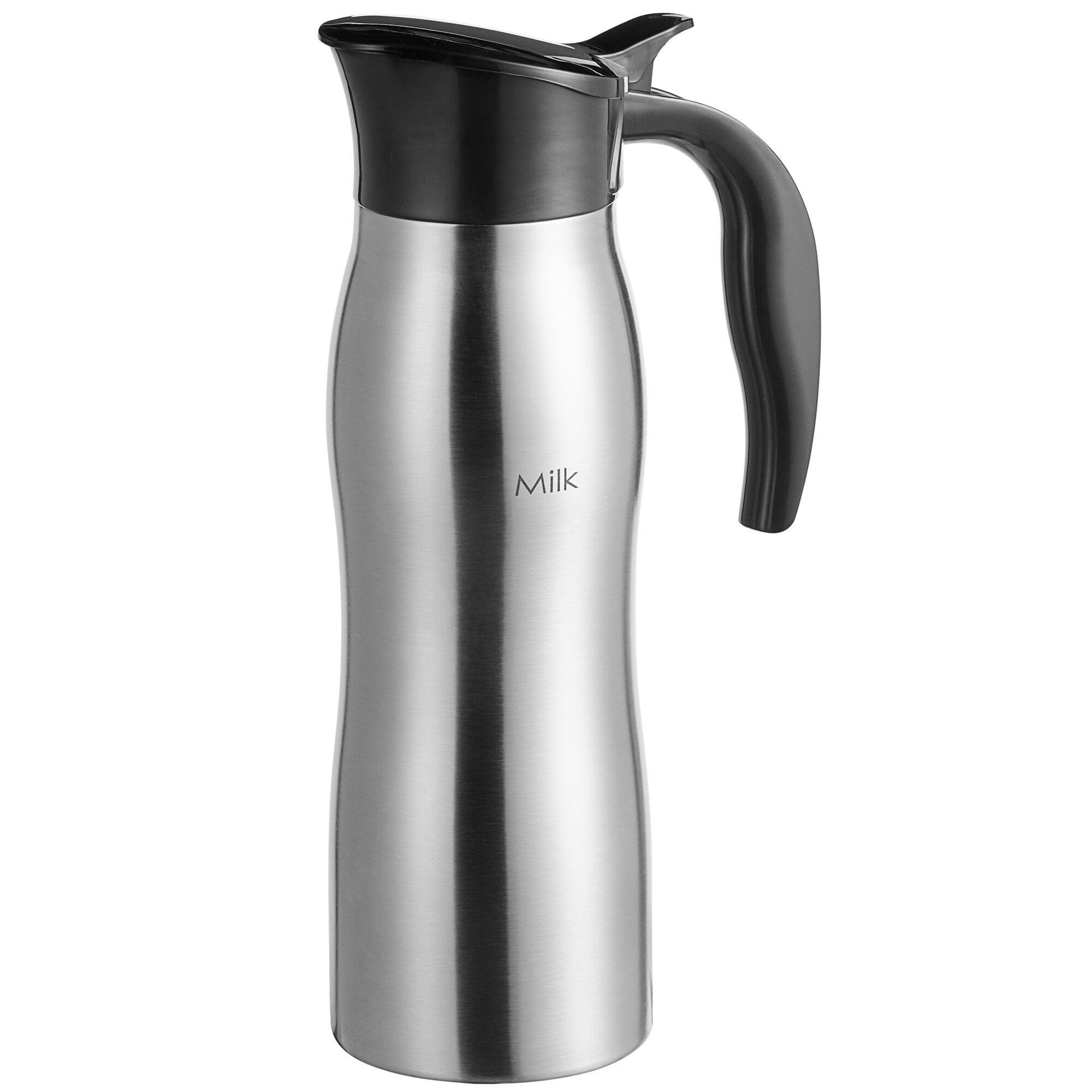 Choice 33 oz. Stainless Steel Milk Thermal Carafe / Server