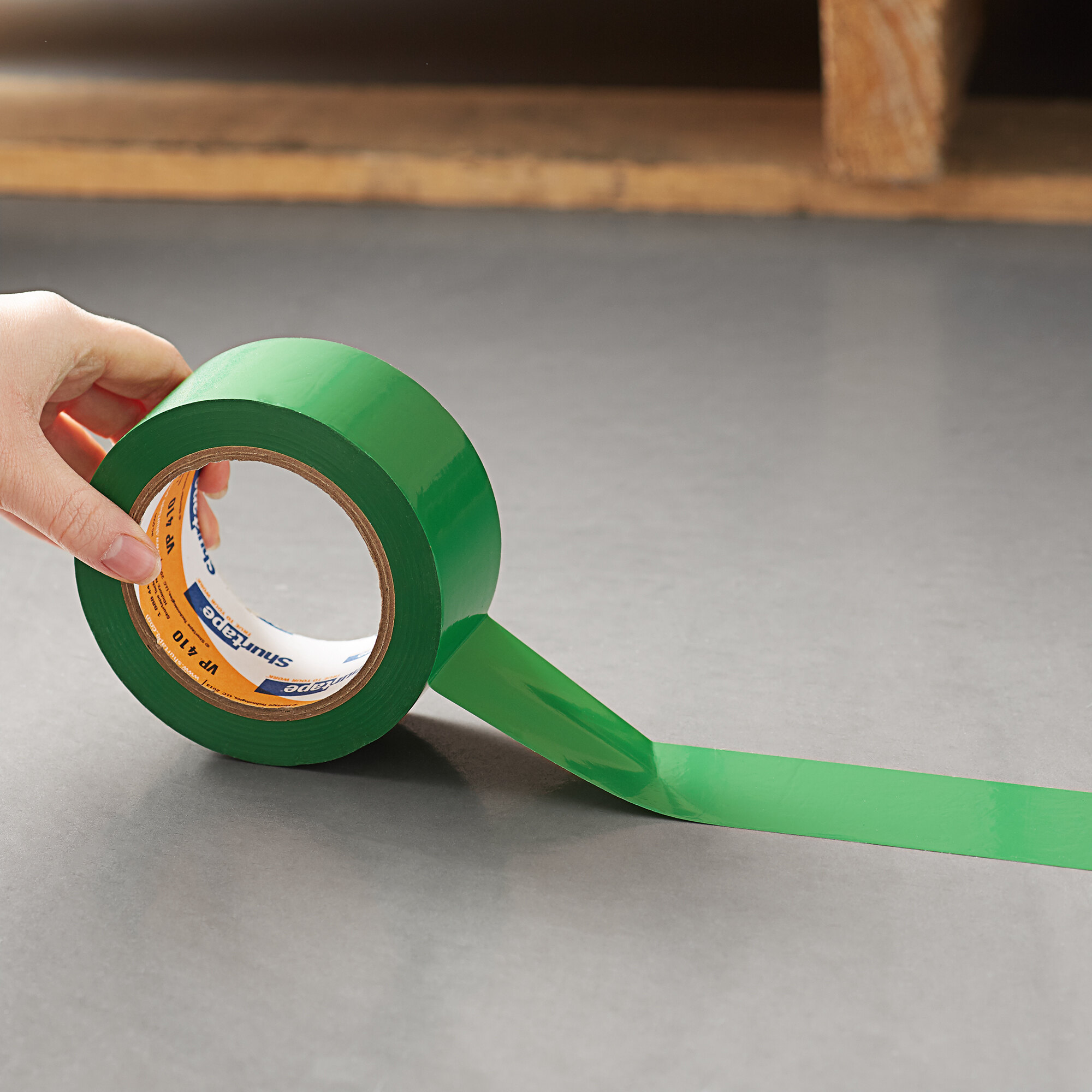 Shurtape VP 410 2" x 36 Yards Green Line Set Tape