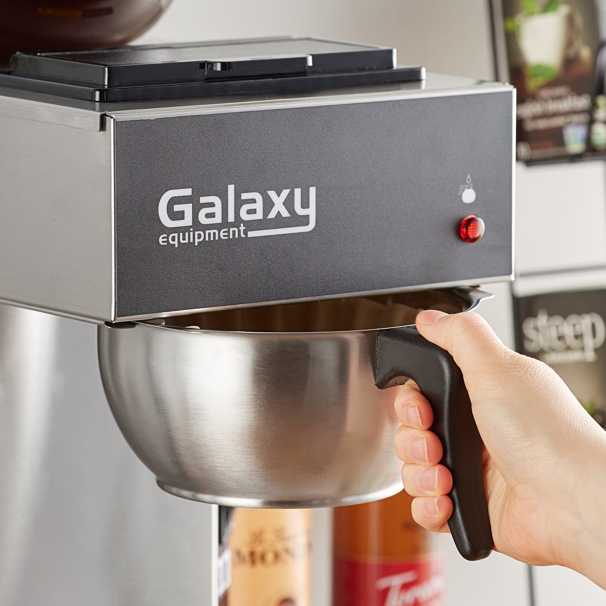 Galaxy Pourover Commercial Coffee Maker with 2 Warmers and Toggle