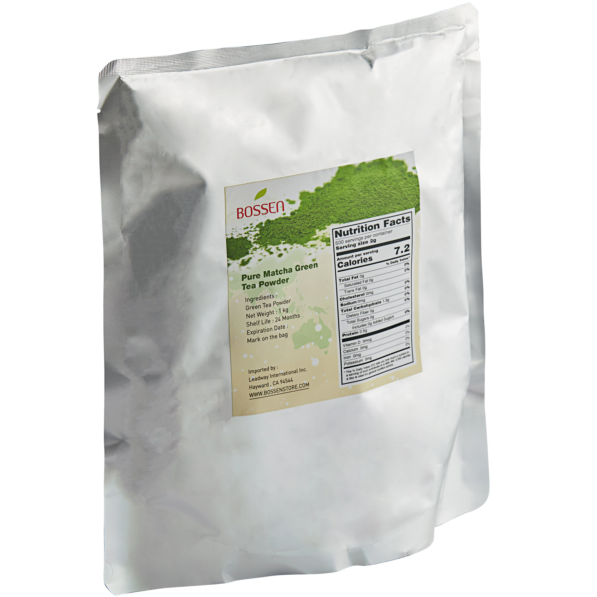 Bossen Pure Matcha Powder Bulk 2.2 lb. Supply