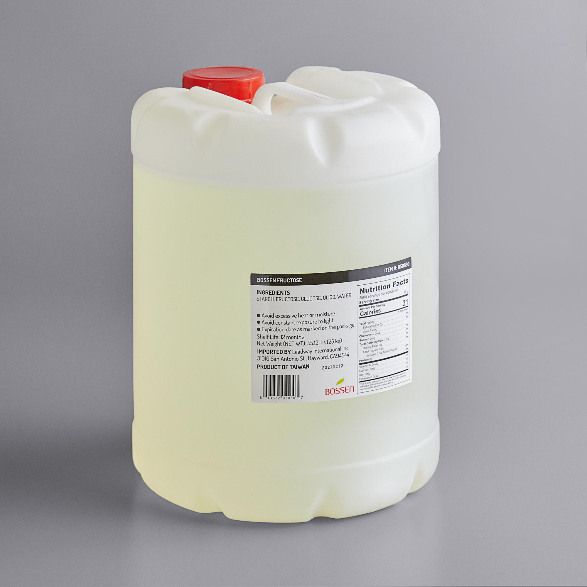 Bossen Bulk Liquid Fructose Syrup - 5 Gal. / 55 lb.