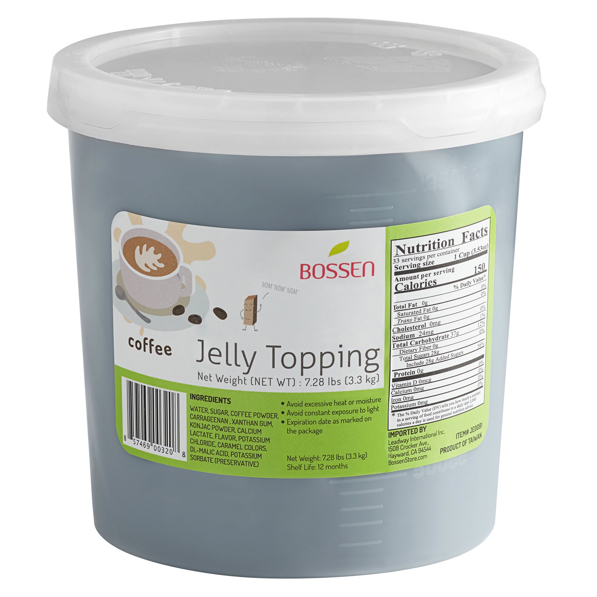 Bossen 7.28 lb. Coffee Jelly Topping 4/Case