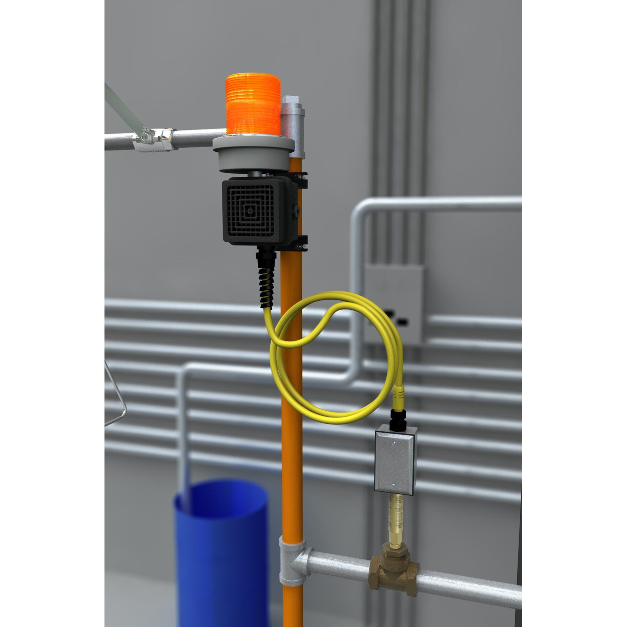 Guardian Equipment AP275205 Combination Flashing Light and Alarm Horn