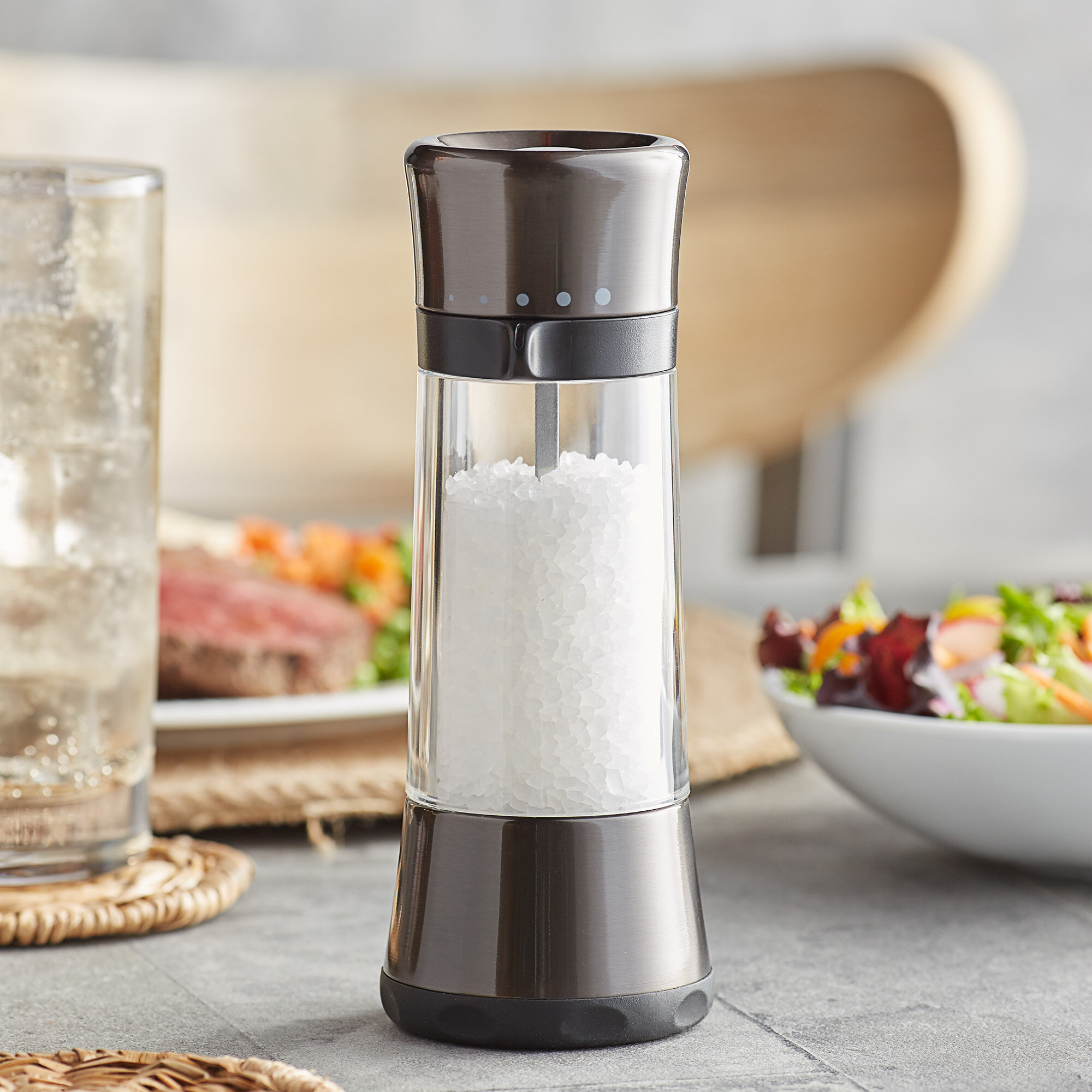 OXO 11274000 Good Grips Gunmetal Salt Mill