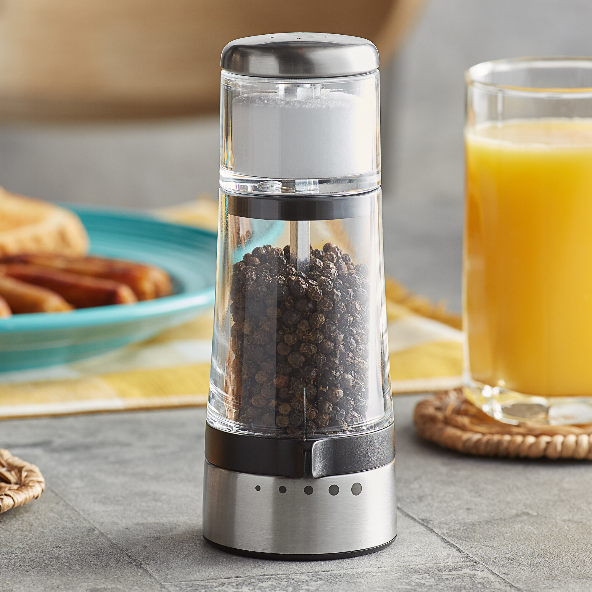 OXO 11187100 Good Grips Stacked Salt and Pepper Grinder