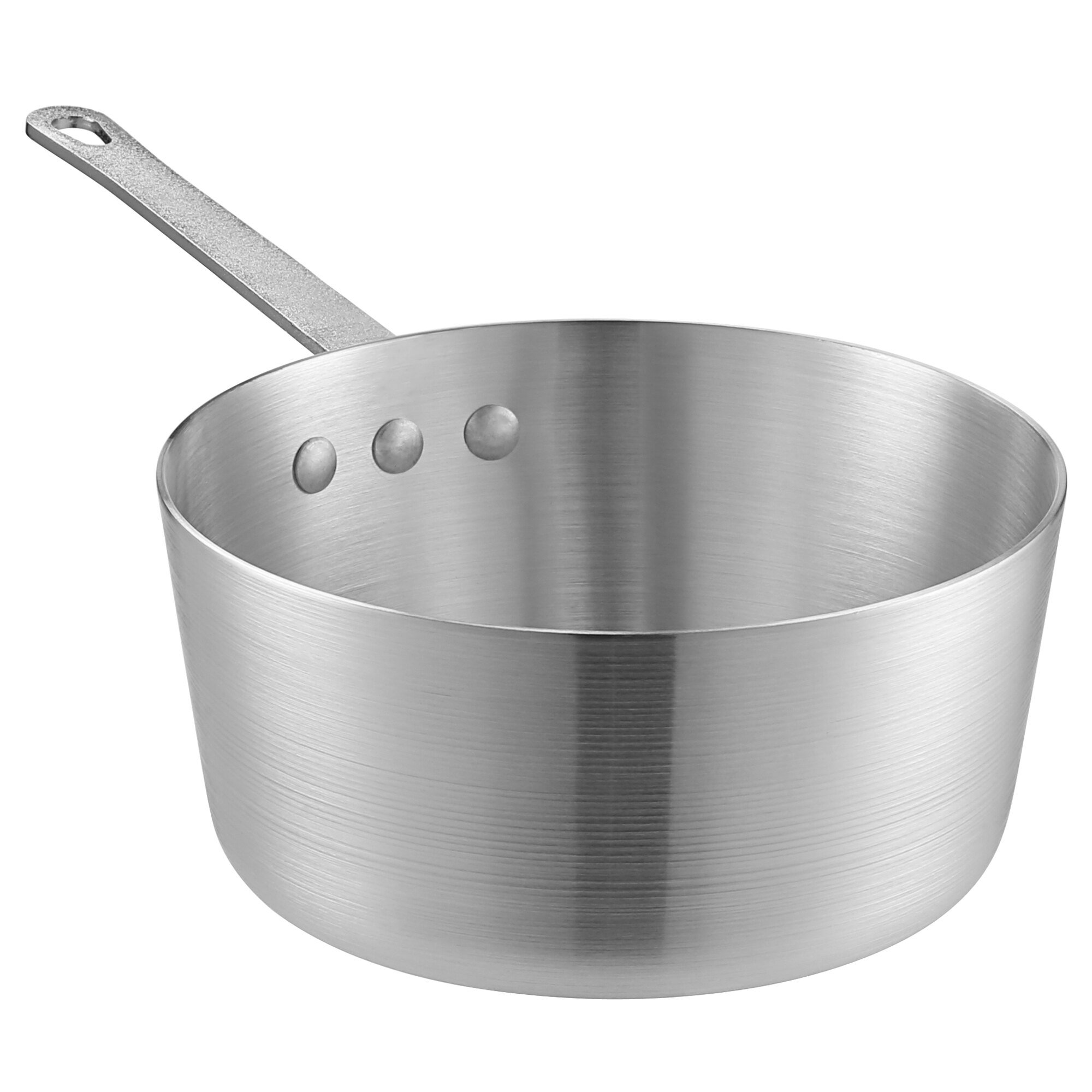 Choice 2.75 Qt. Tapered Aluminum Sauce Pan