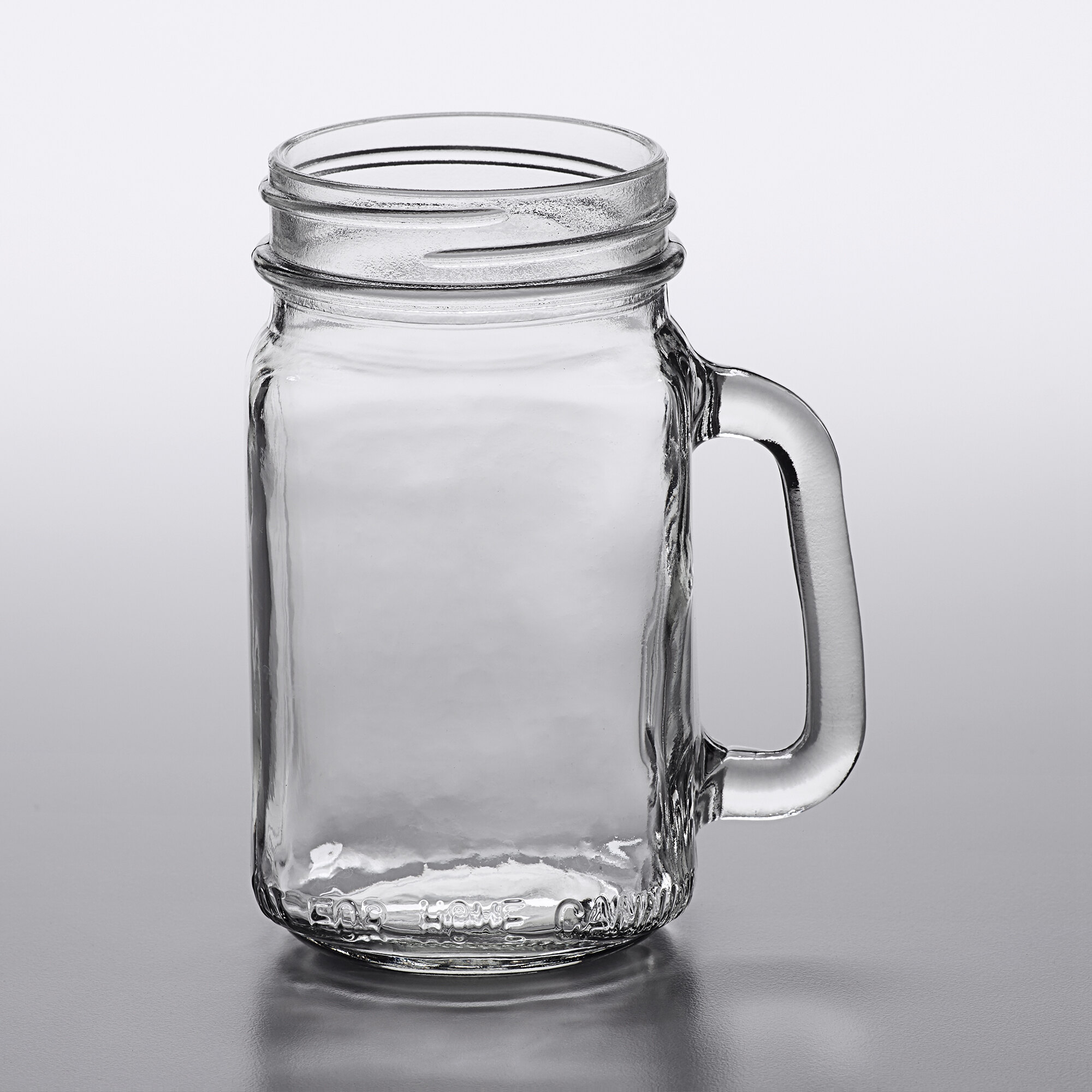 16 oz. Mason Jars with Handles (12/Case) | WebstaurantStore