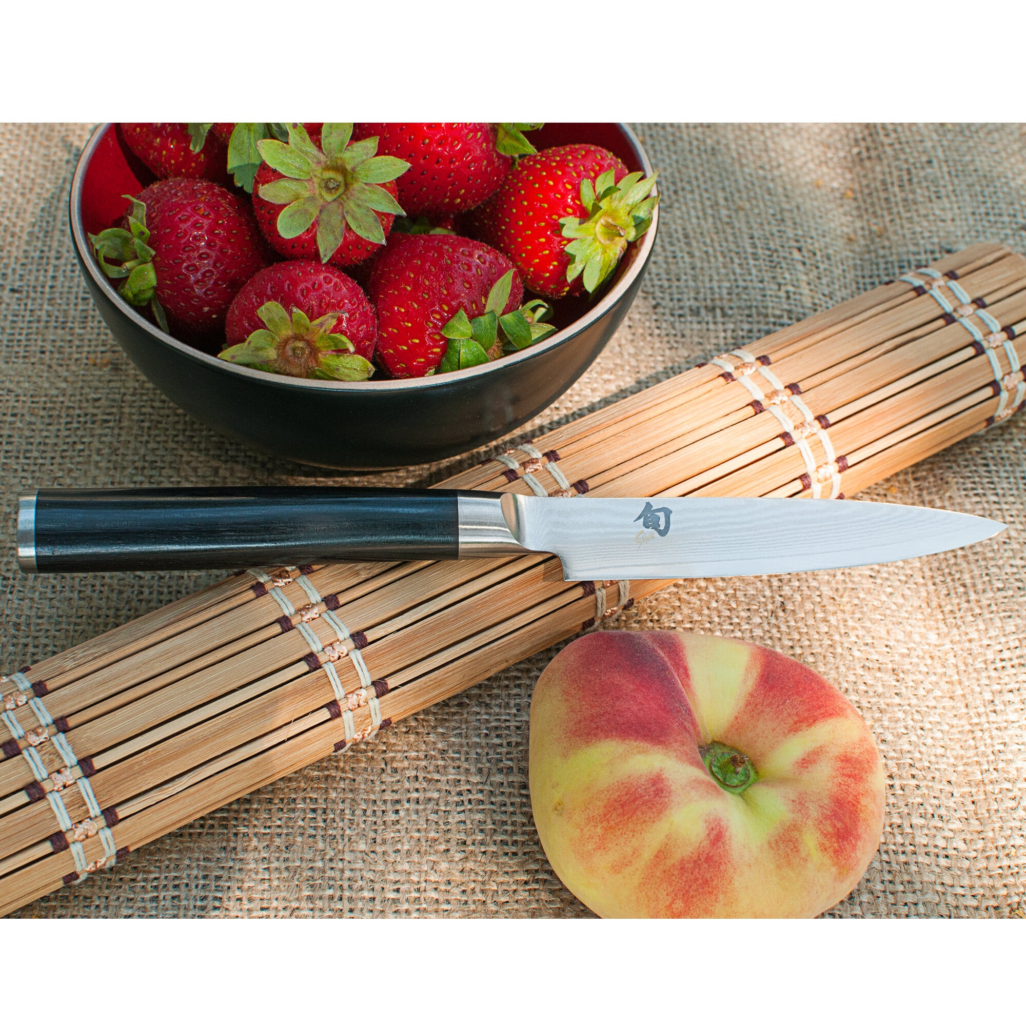 Shun DM0716 Classic 4" Paring Knife with Pakkawood Handle