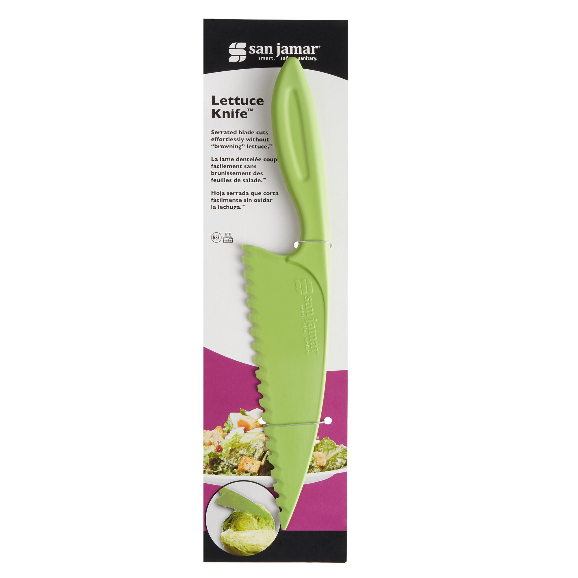 San Jamar Plastic Lettuce Knife (12")