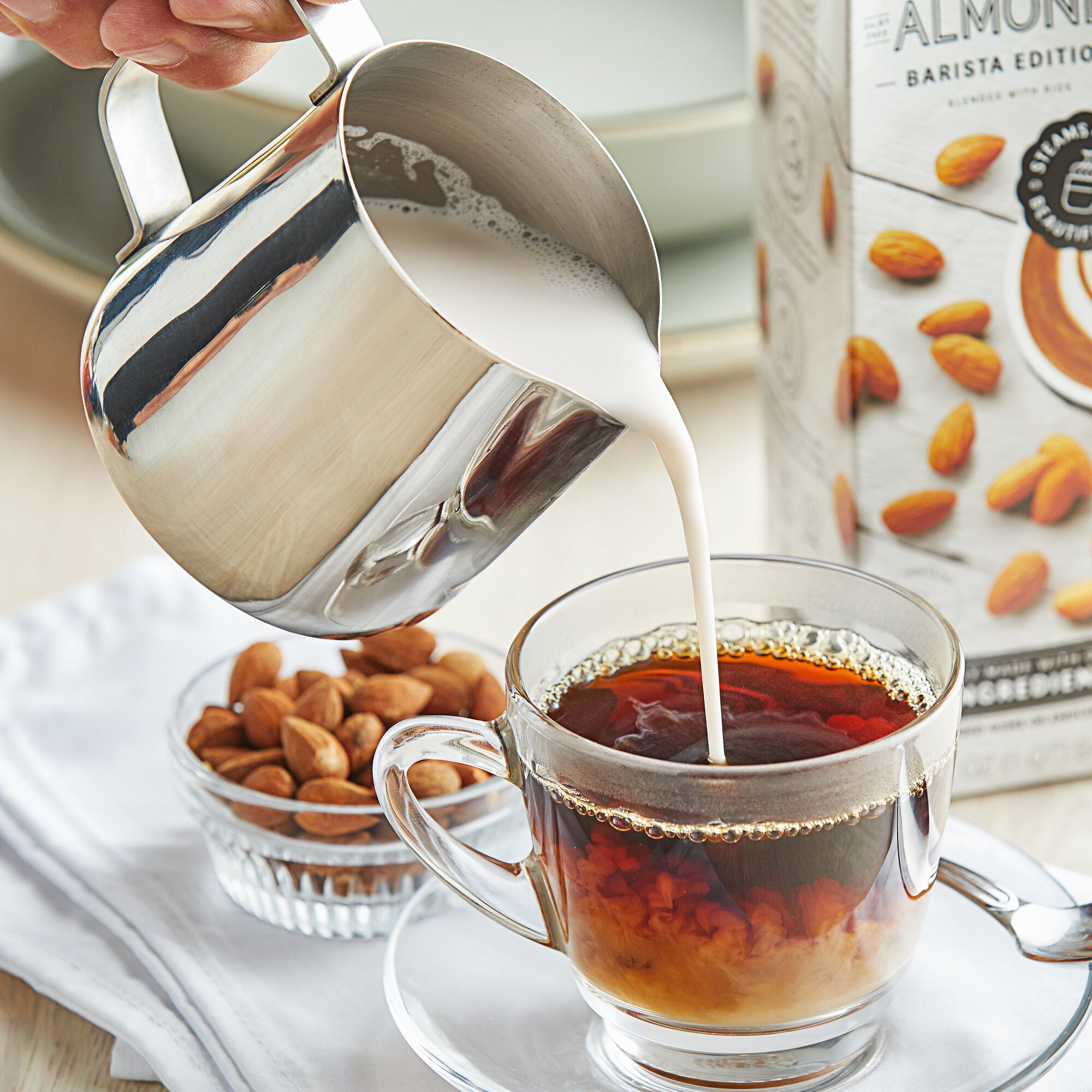 Elmhurst's 32 oz. Barista Almond Milk 6/Case