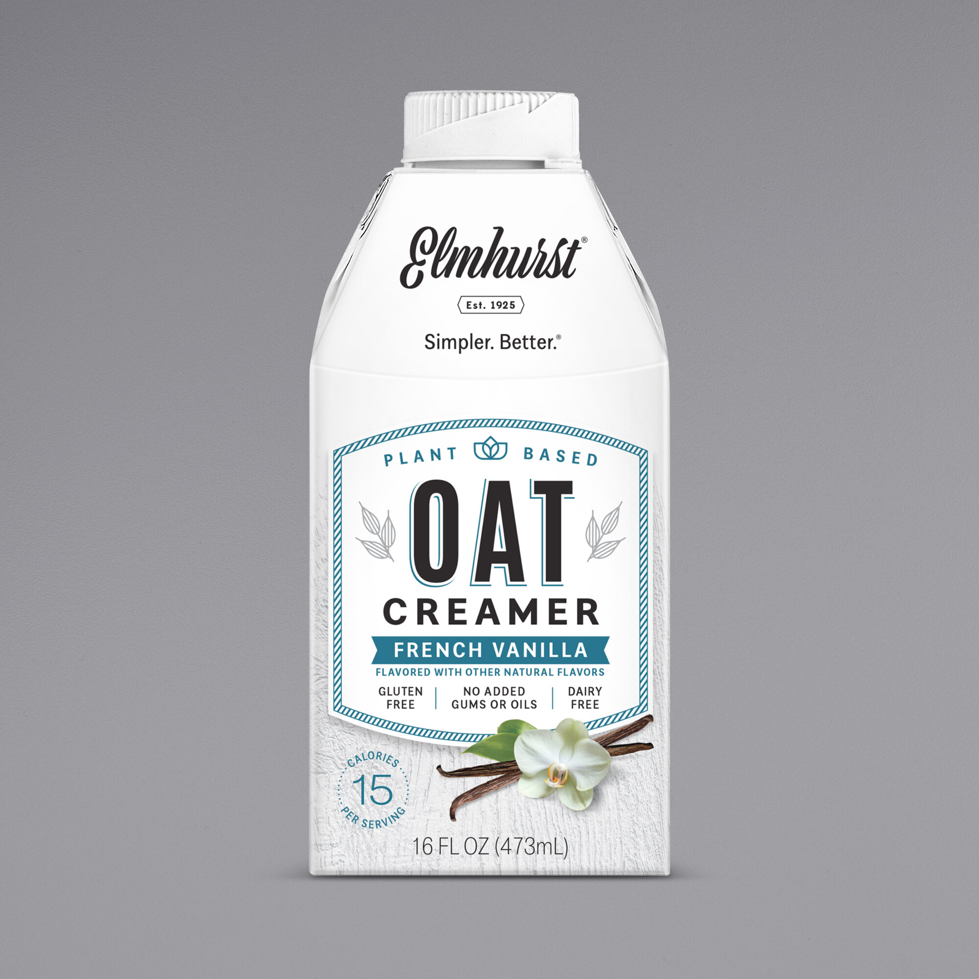 Elmhurst's 16 oz. French Vanilla Oat Creamer