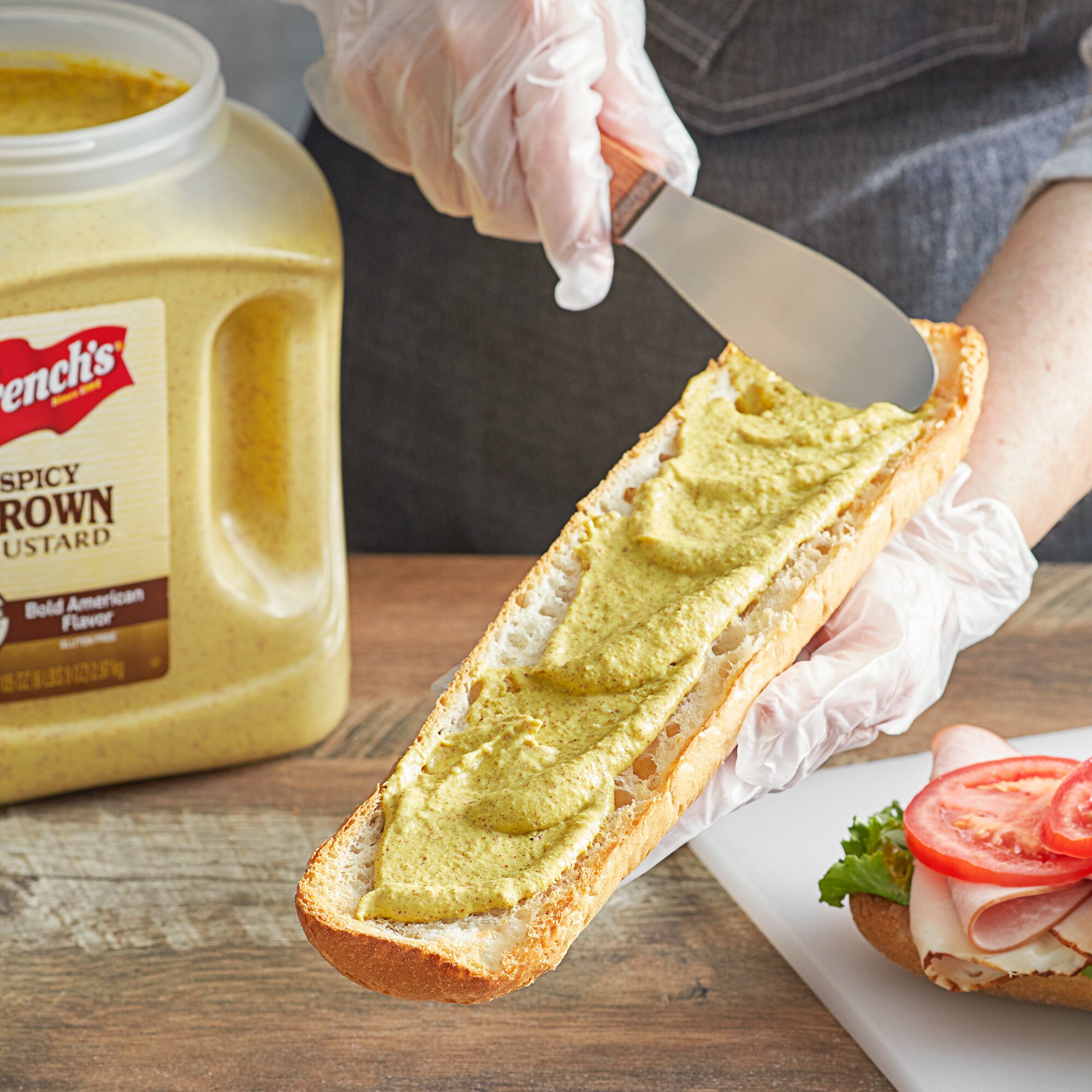 French's Spicy Brown Mustard - Bulk 105 oz. (6 lbs. 9 oz.)