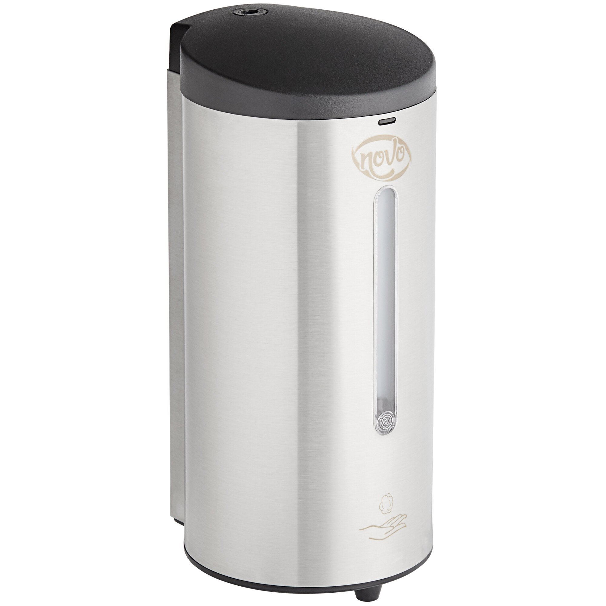 Noble Chemical Novo Stainless Steel 700 mL Automatic Foaming Soap / Sanitizer Dispenser