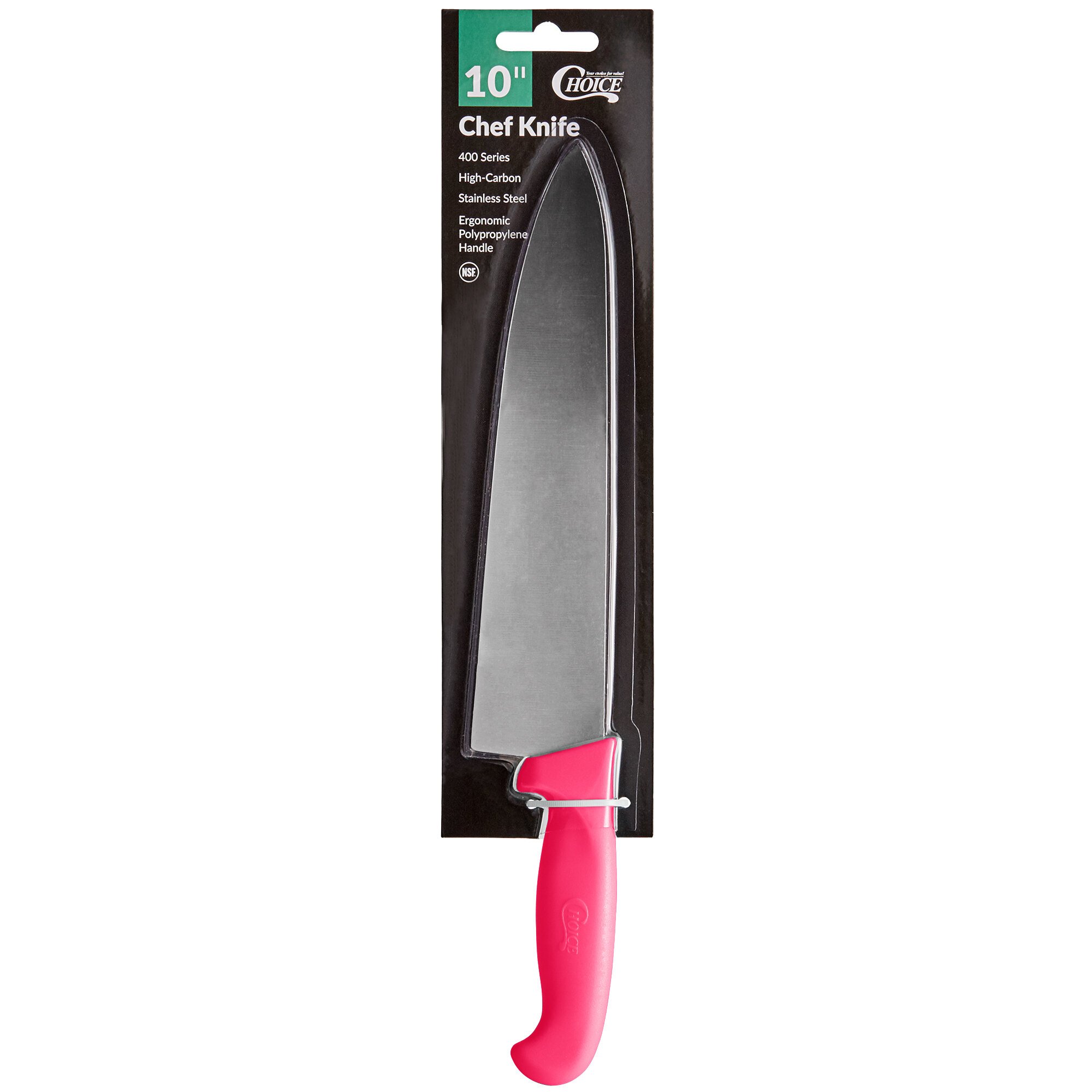 Choice 10" Neon Pink Chef Knife