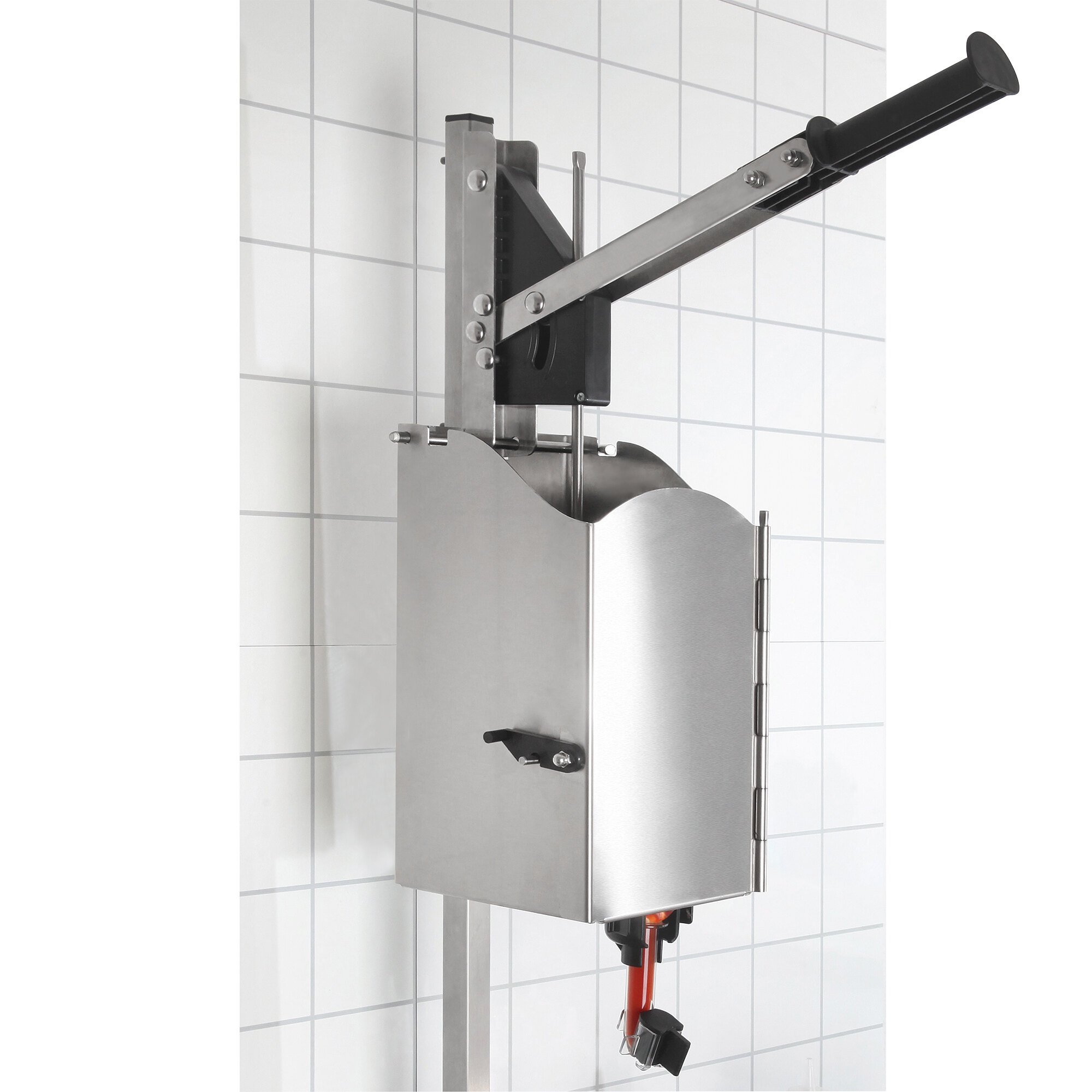 Nemco 10975 Asept PressOMatic Stainless Steel WallMount Pump